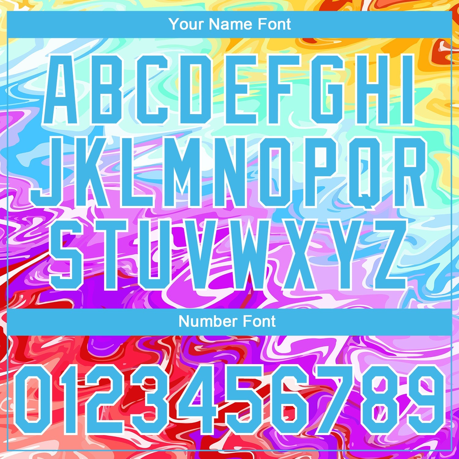 Custom Stitched White Sky Blue 3D Pattern Design Abstract Psychedelic Fluid Art Sports Pullover Sweatshirt Hoodie view 4
