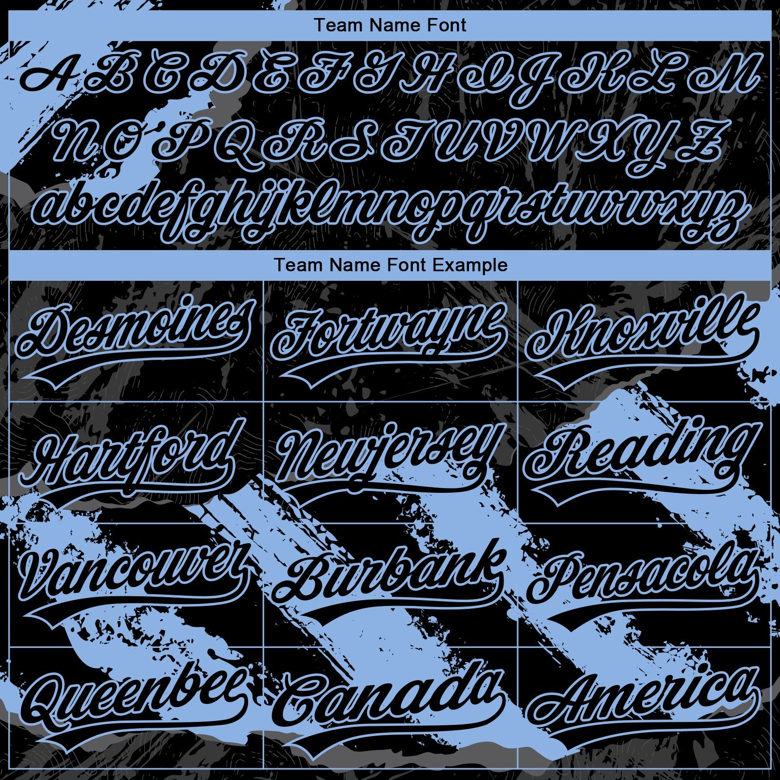 Custom Stitched Black Light Blue-Steel Gray 3D Pattern Design Splash Sports Pullover Sweatshirt Hoodie view 3