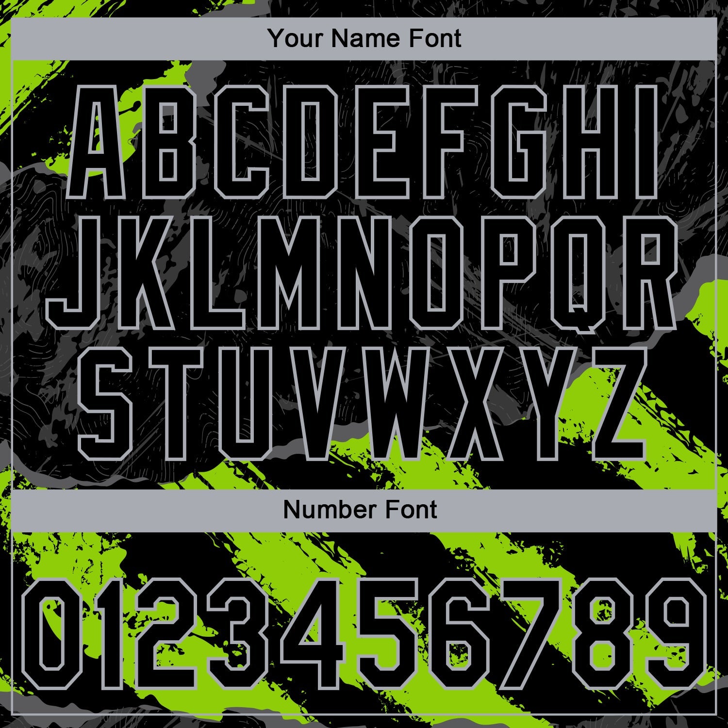 Custom Stitched Black Neon Green Steel Gray-Gray 3D Pattern Design Splash Sports Pullover Sweatshirt Hoodie view 4