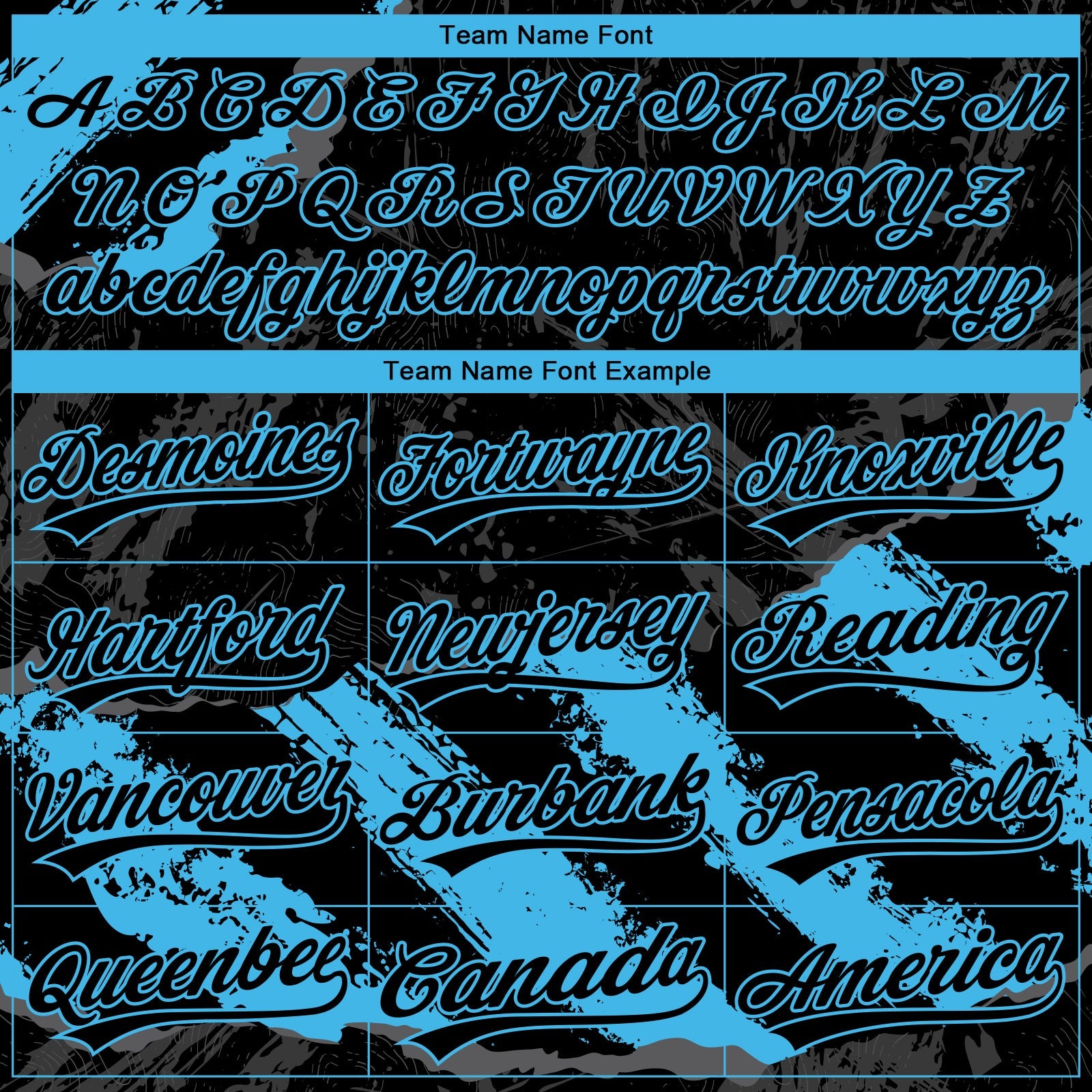 Custom Stitched Black Sky Blue-Steel Gray 3D Pattern Design Splash Sports Pullover Sweatshirt Hoodie view 3