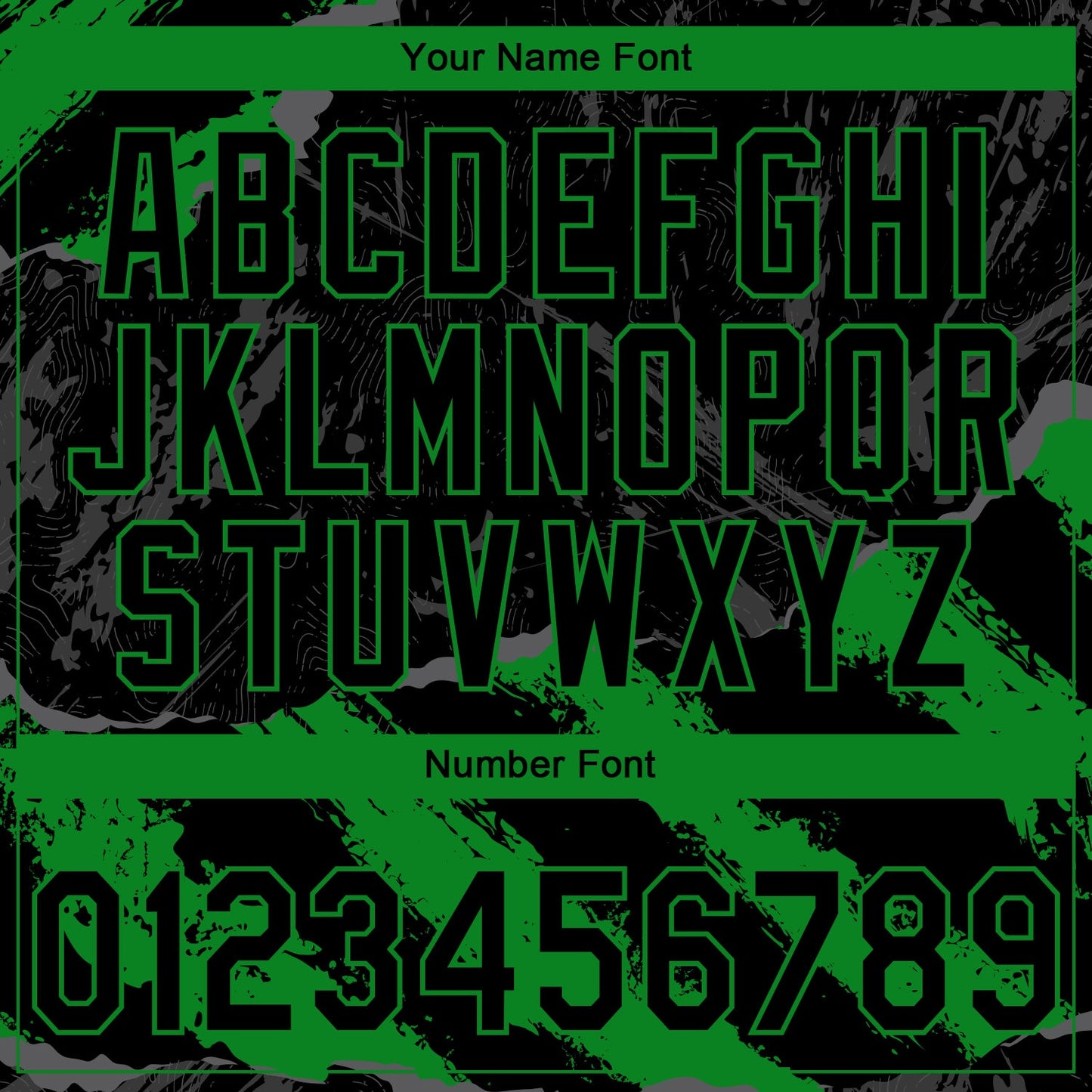Custom Stitched Black Grass Green-Steel Gray 3D Pattern Design Splash Sports Pullover Sweatshirt Hoodie view 4