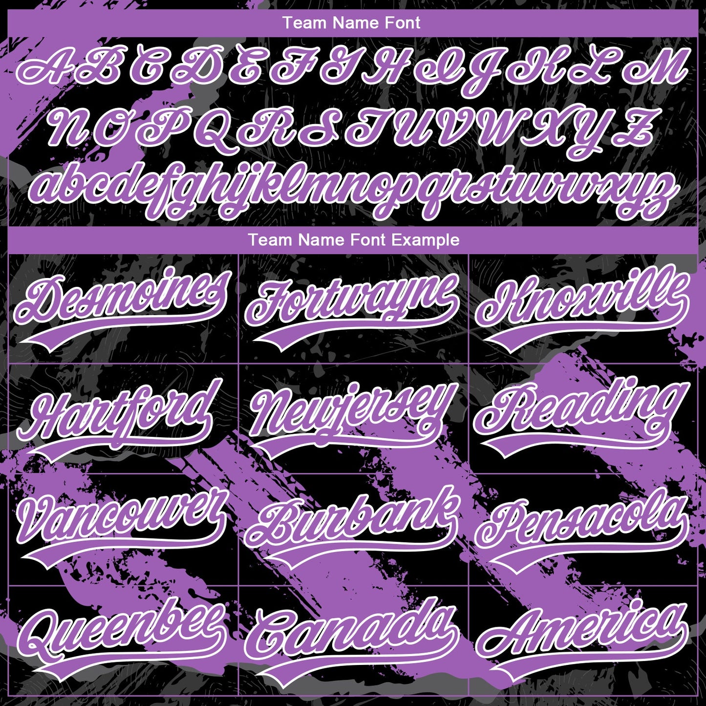 Custom Stitched Black Medium Purple Steel Gray-White 3D Pattern Design Splash Sports Pullover Sweatshirt Hoodie view 3