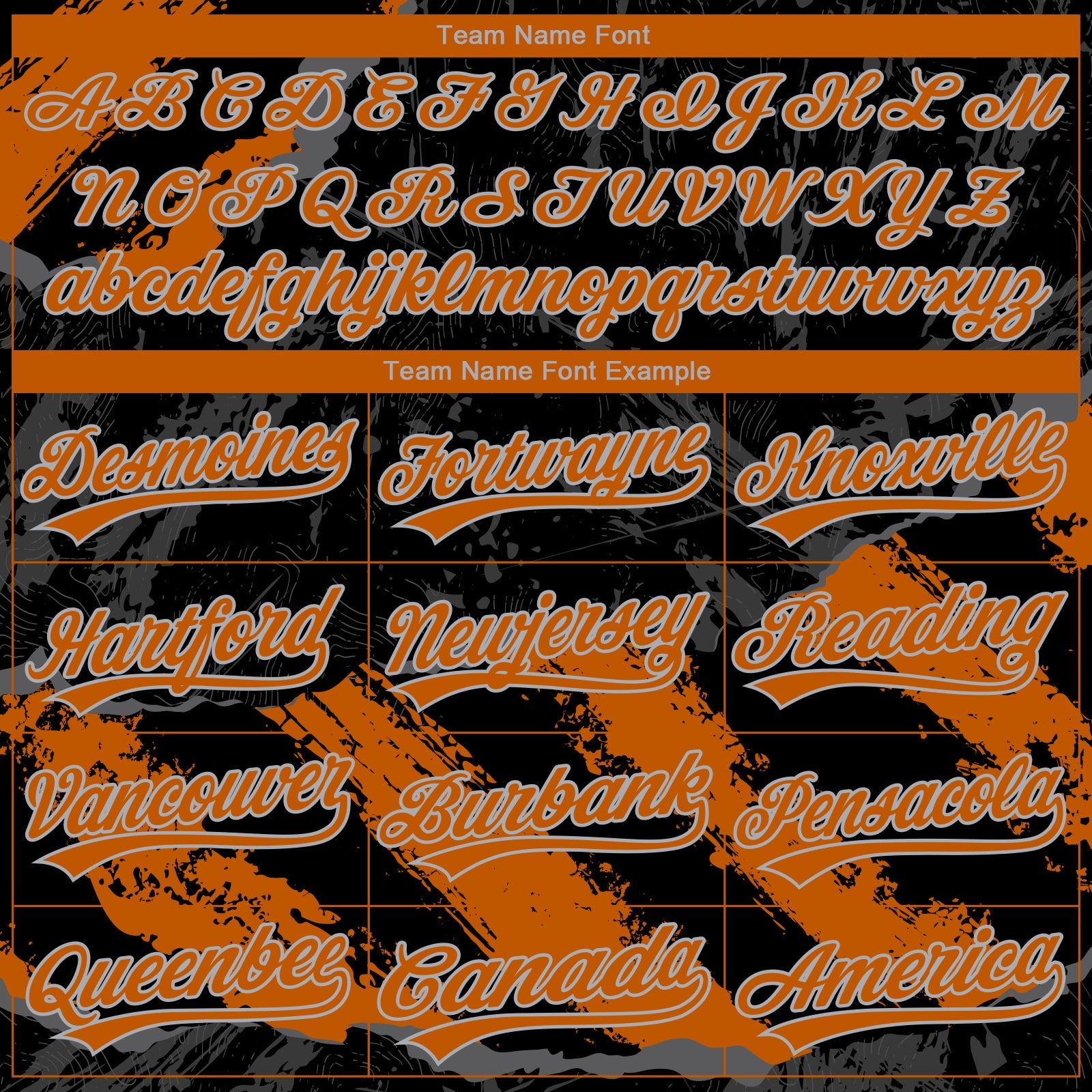 Custom Stitched Black Texas Orange Steel Gray-Gray 3D Pattern Design Splash Sports Pullover Sweatshirt Hoodie view 3