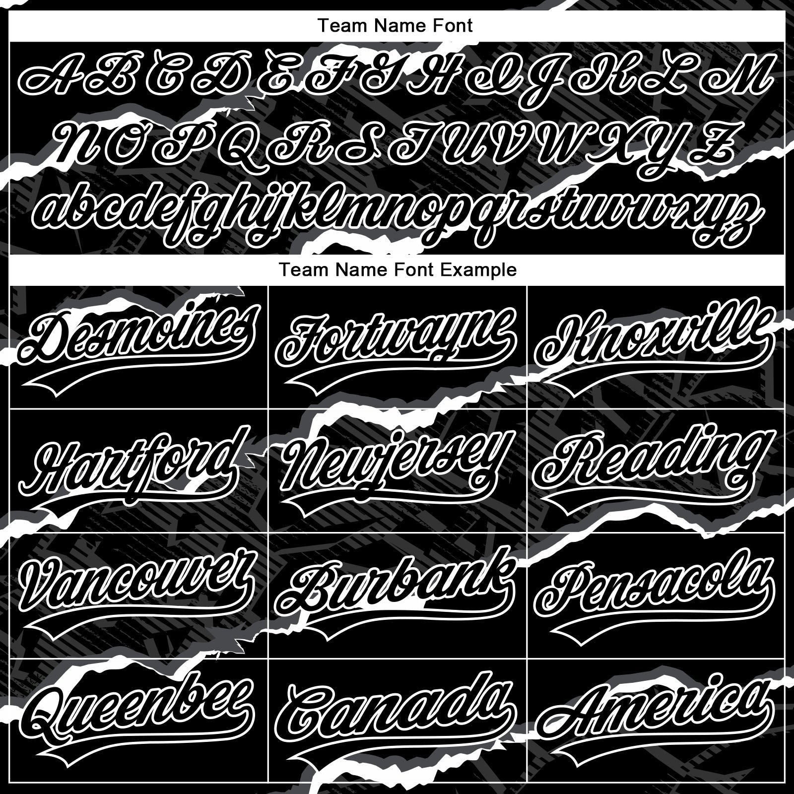 Custom Stitched Black White 3D Pattern Design Torn Paper Style Sports Pullover Sweatshirt Hoodie view 3