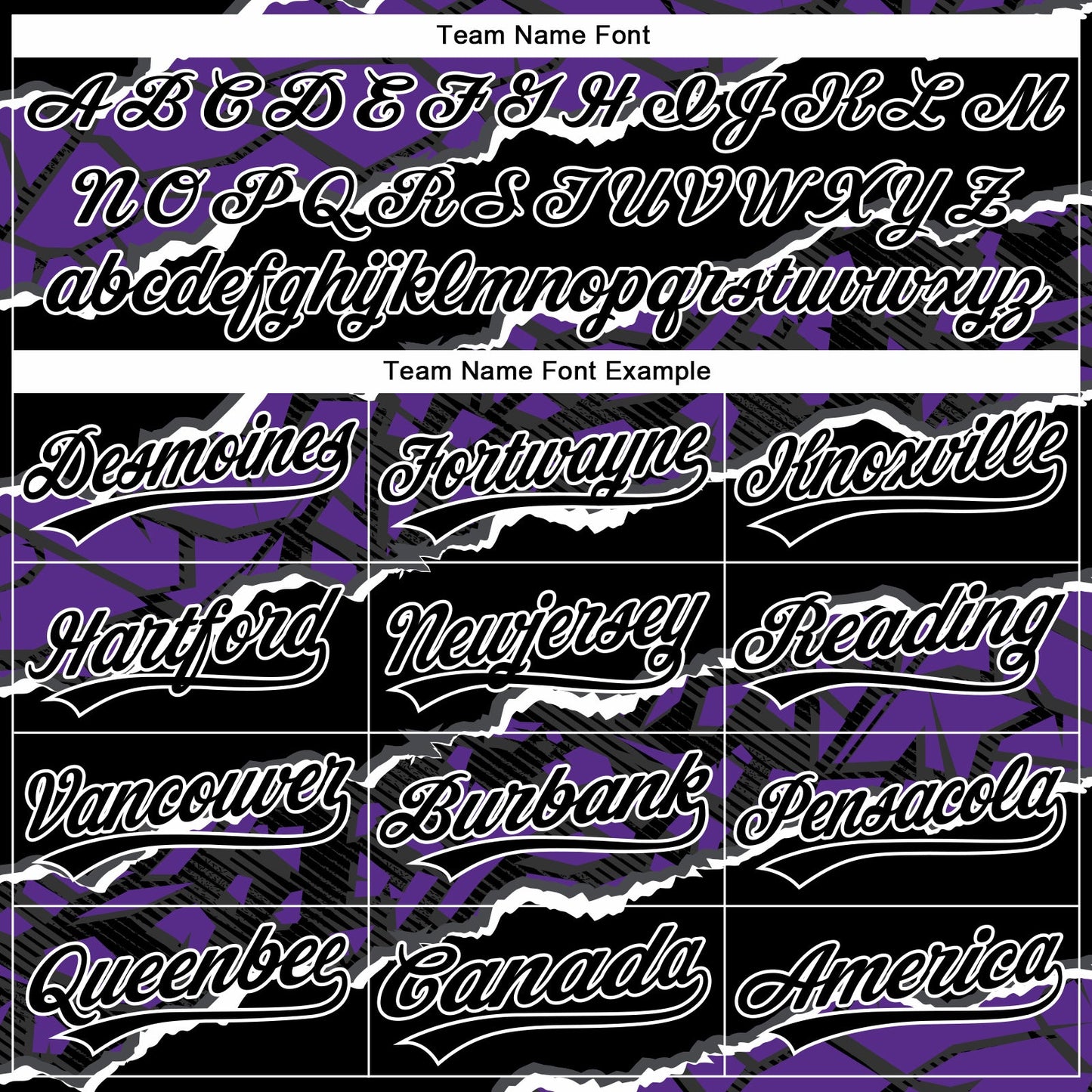 Custom Stitched Black Purple-White 3D Pattern Design Torn Paper Style Sports Pullover Sweatshirt Hoodie view 3