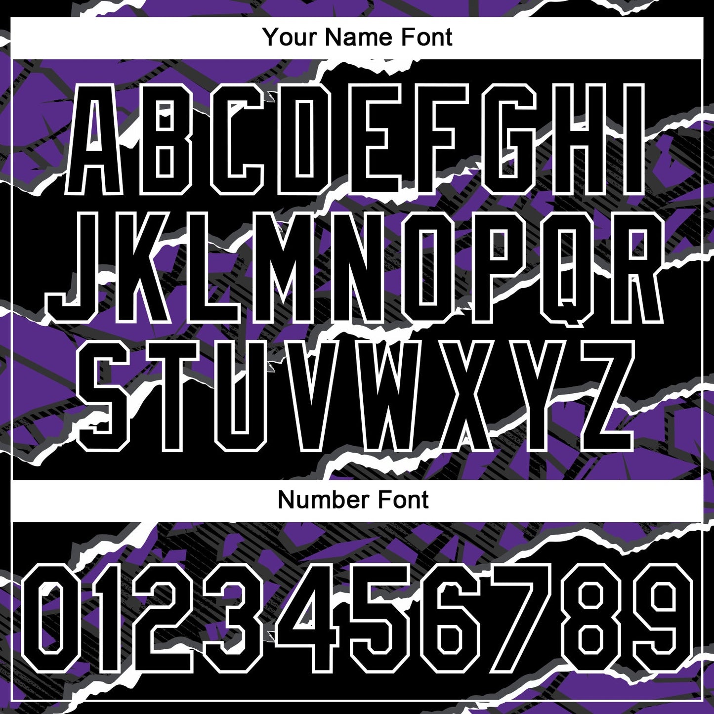 Custom Stitched Black Purple-White 3D Pattern Design Torn Paper Style Sports Pullover Sweatshirt Hoodie view 4