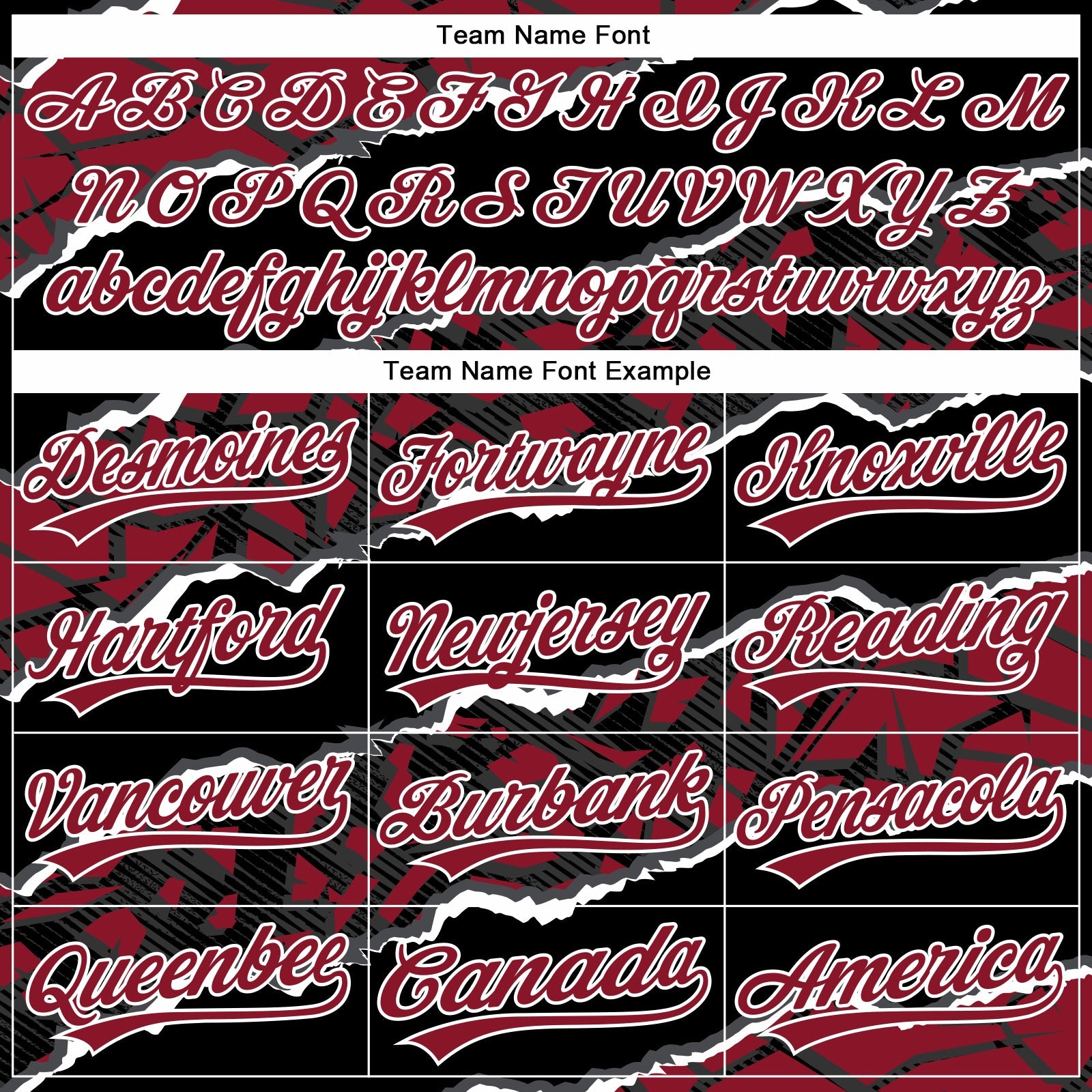 Custom Stitched Black Crimson-White 3D Pattern Design Torn Paper Style Sports Pullover Sweatshirt Hoodie view 3