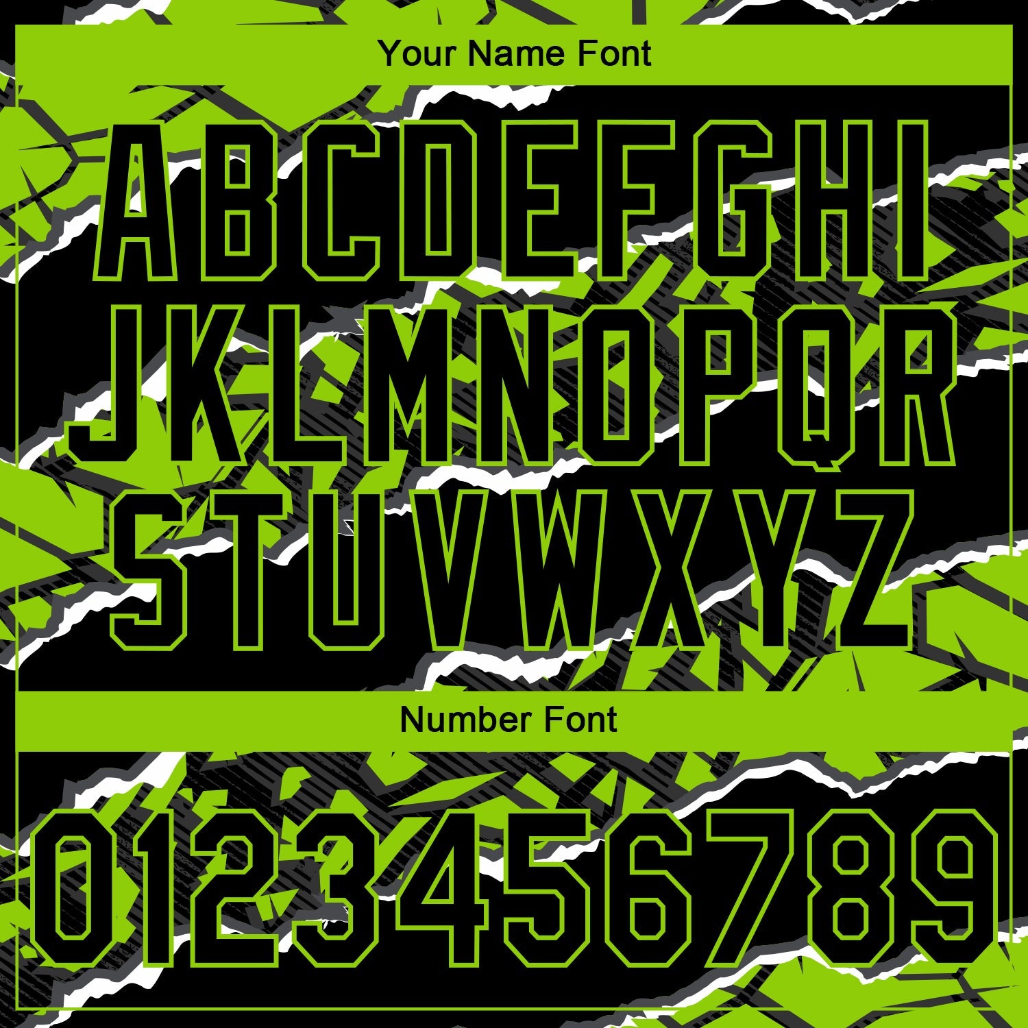 Custom Stitched Black Neon Green-White 3D Pattern Design Torn Paper Style Sports Pullover Sweatshirt Hoodie view 4