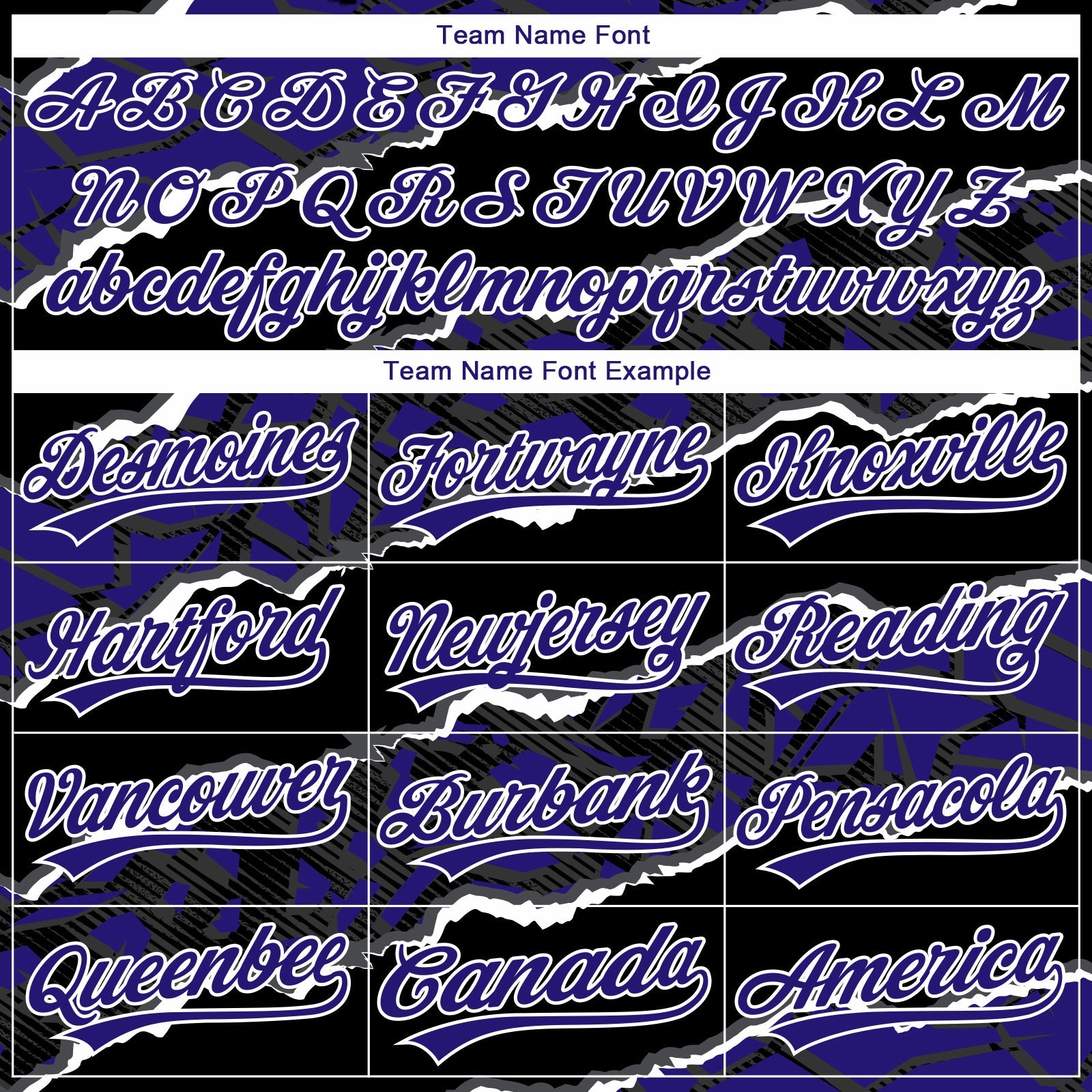 Custom Stitched Black Dark Purple-White 3D Pattern Design Torn Paper Style Sports Pullover Sweatshirt Hoodie view 3
