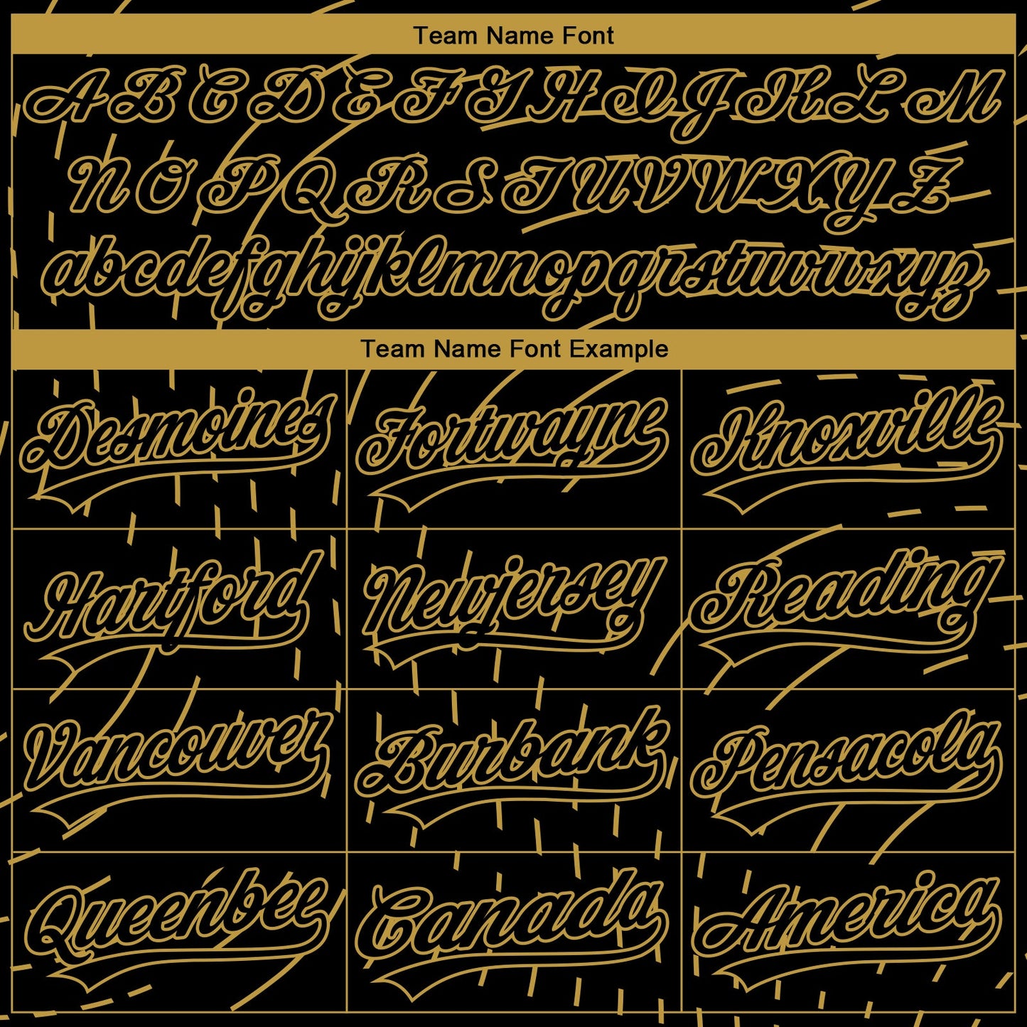 Custom Stitched Black Old Gold 3D Pattern Design Line Sportswear Pullover Sweatshirt Hoodie view 3