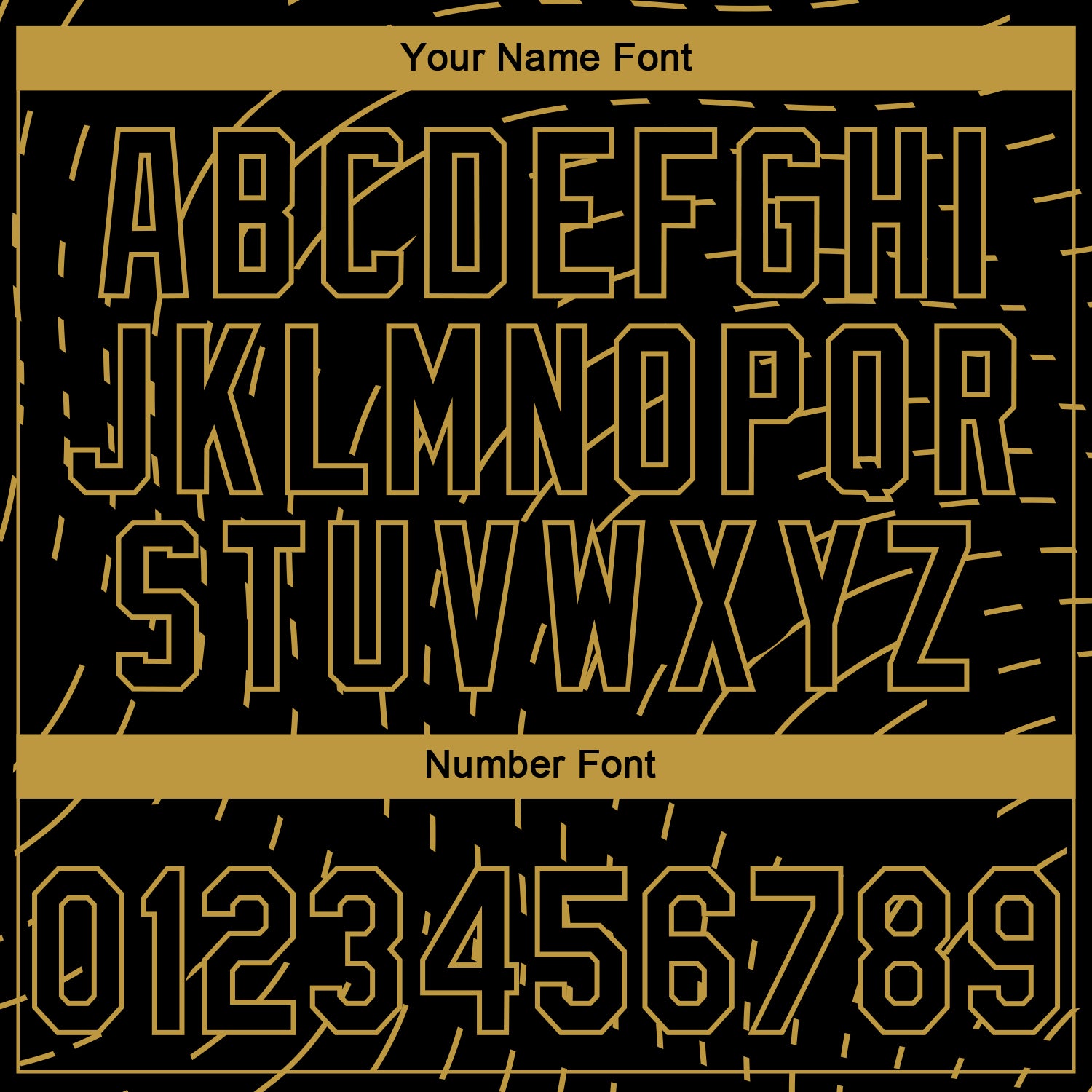 Custom Stitched Black Old Gold 3D Pattern Design Line Sportswear Pullover Sweatshirt Hoodie view 4