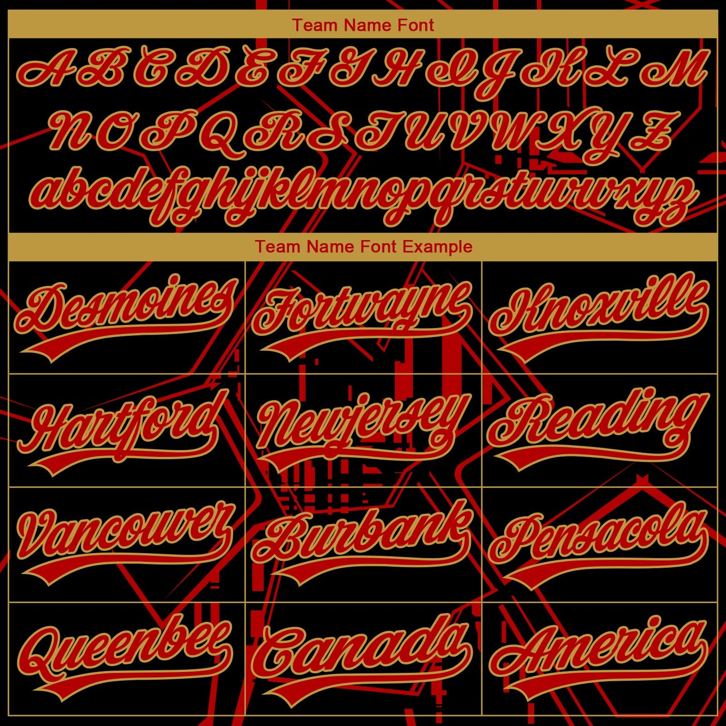 Custom Stitched Black Red-Old Gold 3D Pattern Design Line Sportswear Pullover Sweatshirt Hoodie view 3