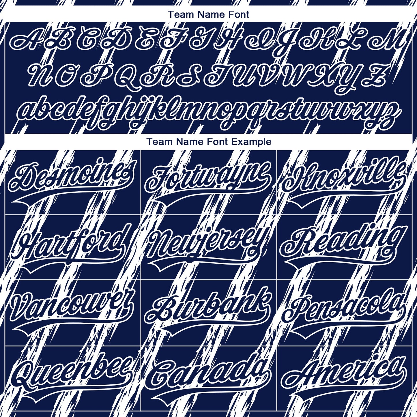 Custom Stitched Navy White 3D Pattern Design Line Sportswear Pullover Sweatshirt Hoodie view 3