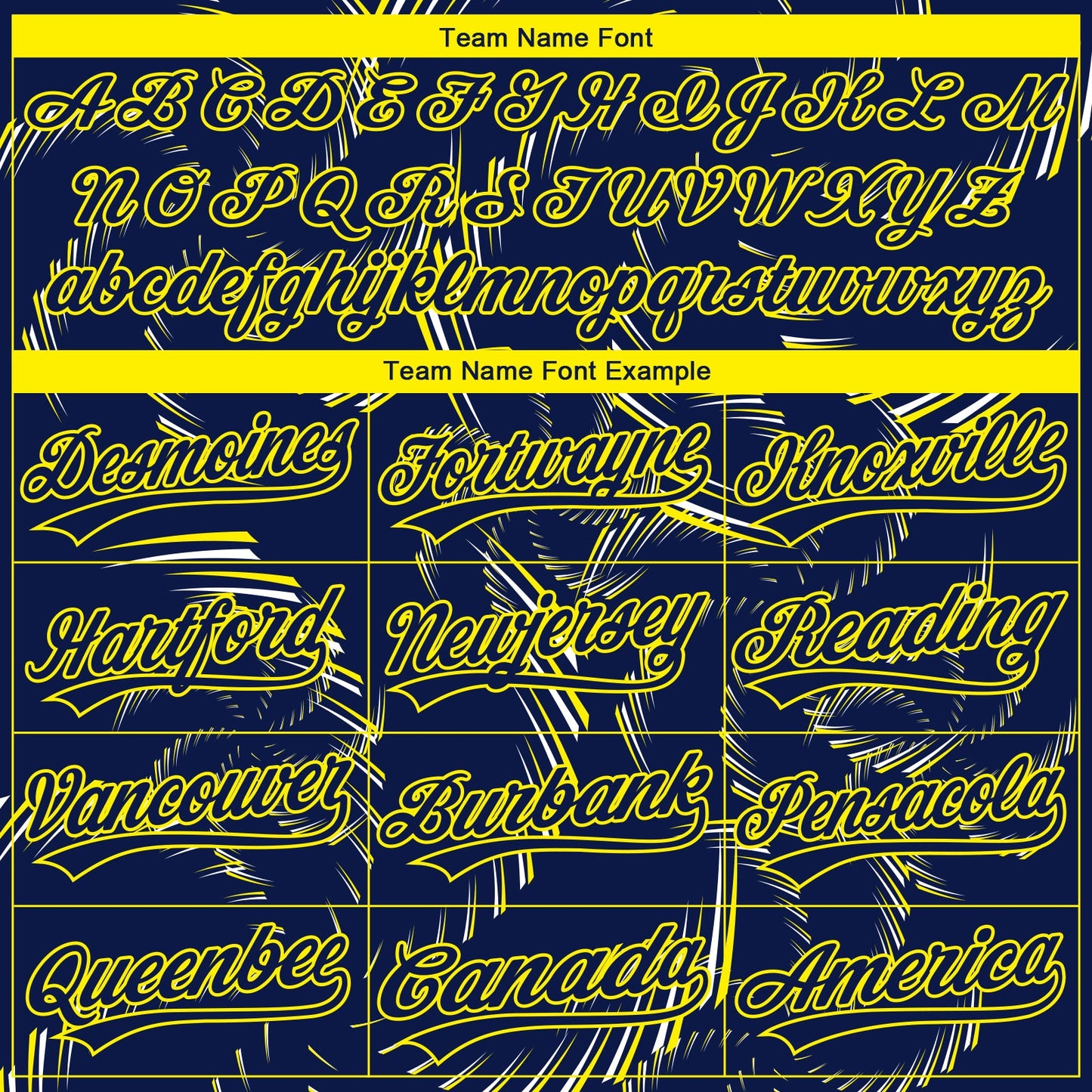 Custom Stitched Navy Light Yellow-White 3D Pattern Design Line Sportswear Pullover Sweatshirt Hoodie view 3