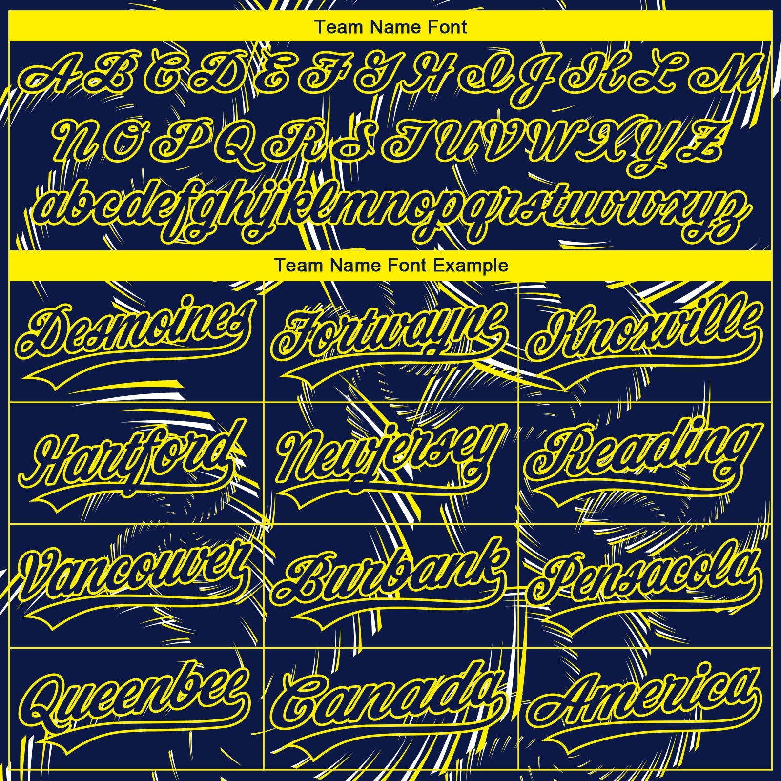 Custom Stitched Navy Light Yellow-White 3D Pattern Design Line Sportswear Pullover Sweatshirt Hoodie view 3