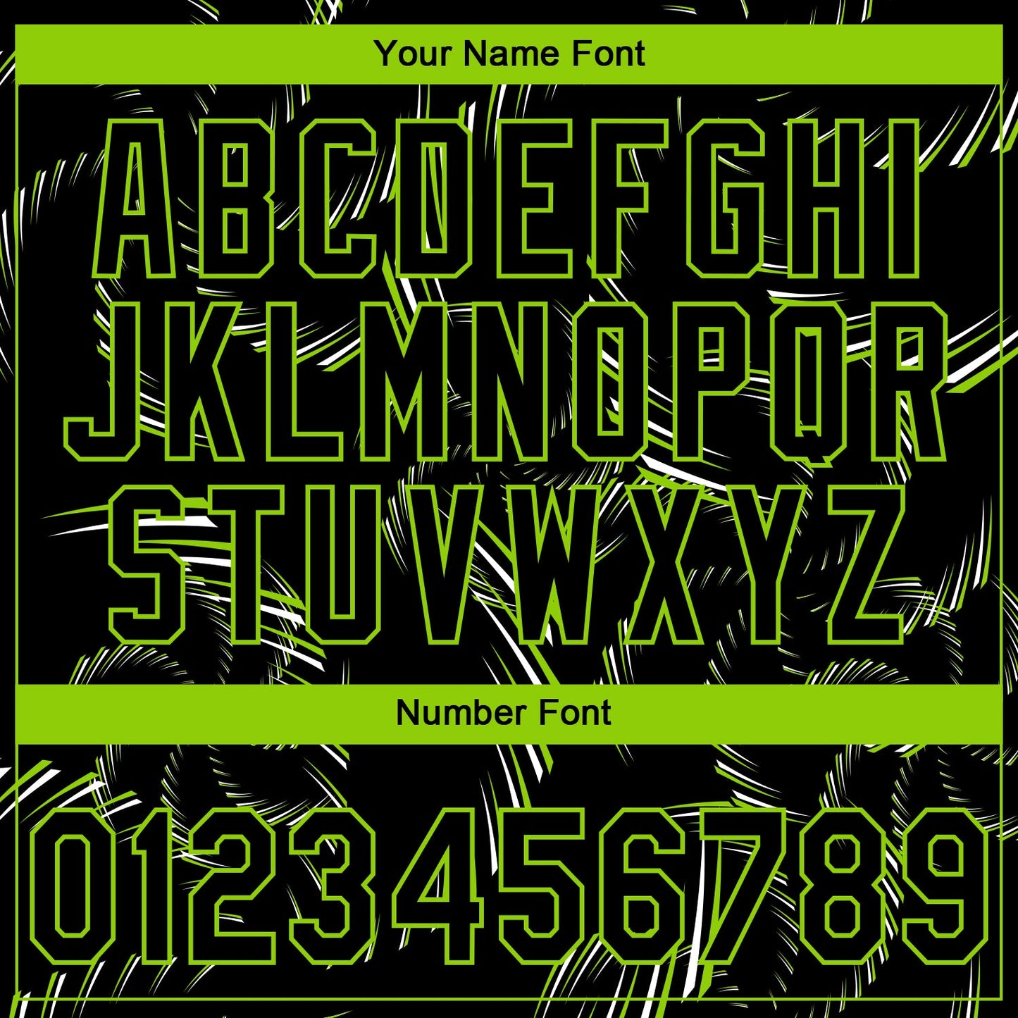 Custom Stitched Black Neon Green-White 3D Pattern Design Line Sportswear Pullover Sweatshirt Hoodie view 4