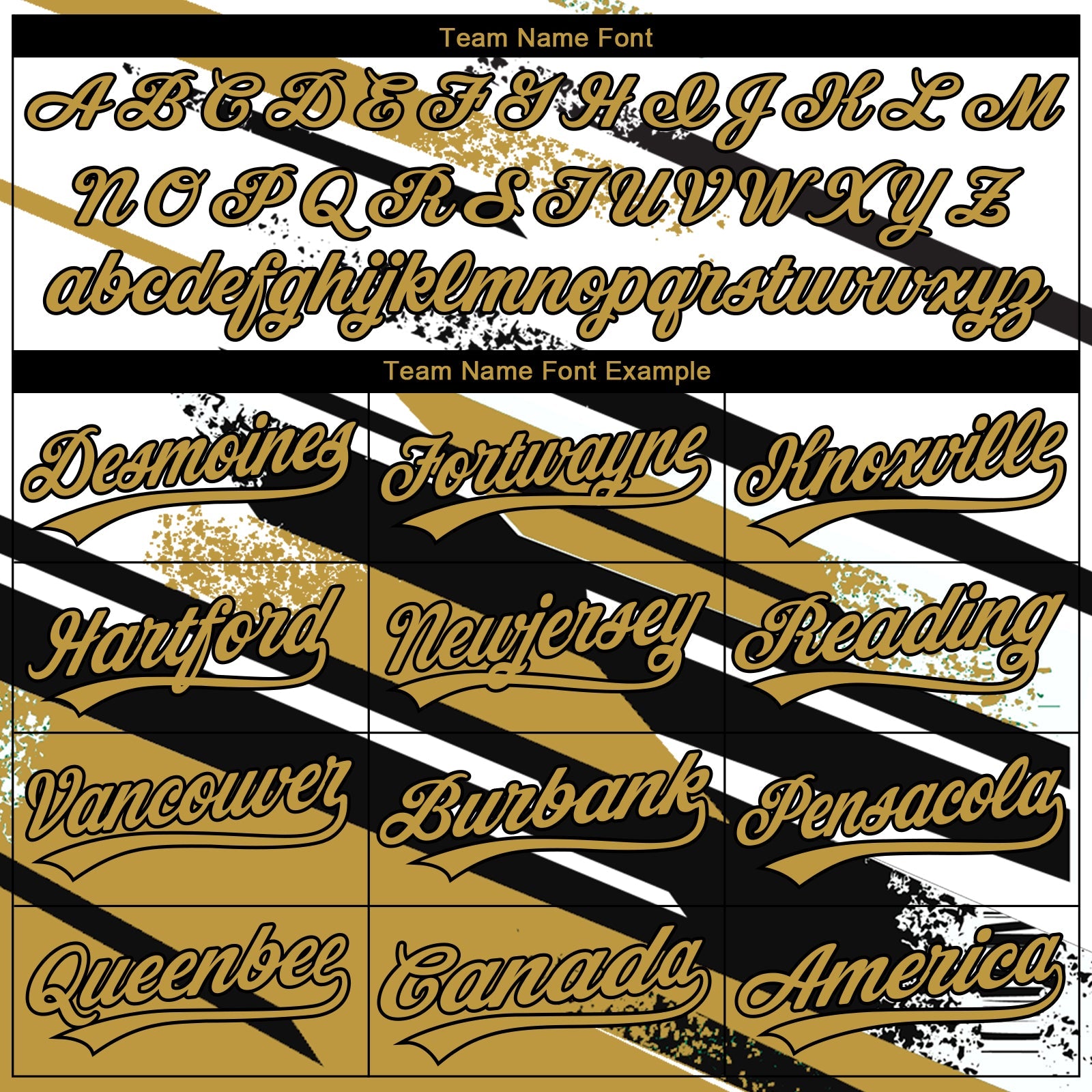 Custom Stitched Old Gold Black-White 3D Pattern Design Line Sportswear Pullover Sweatshirt Hoodie view 3