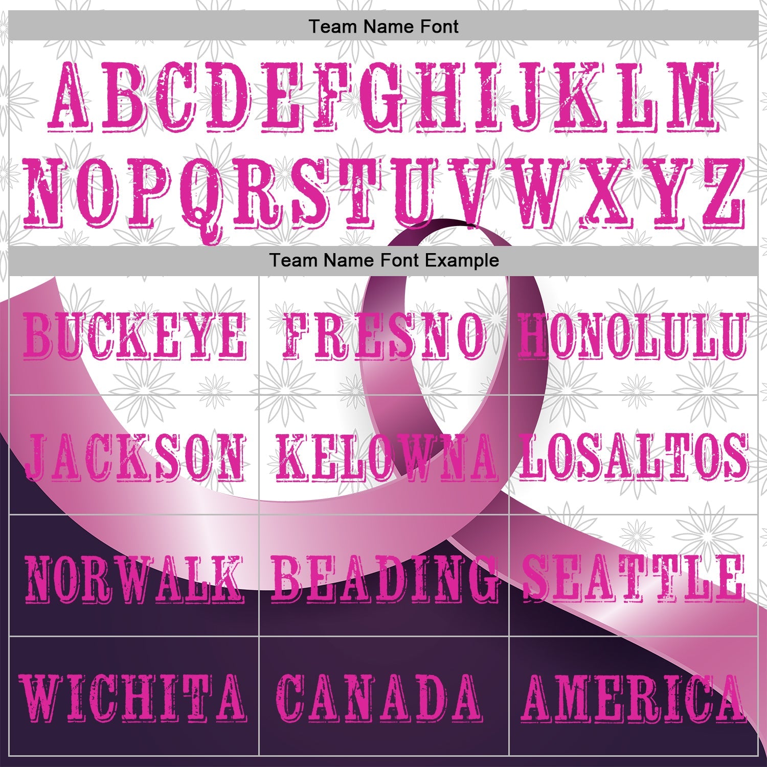 Custom White Deep Pink-Purple 3D Pink Ribbon Breast Cancer Awareness Women Health Care Support Sports Pullover Sweatshirt Hoodie view 3