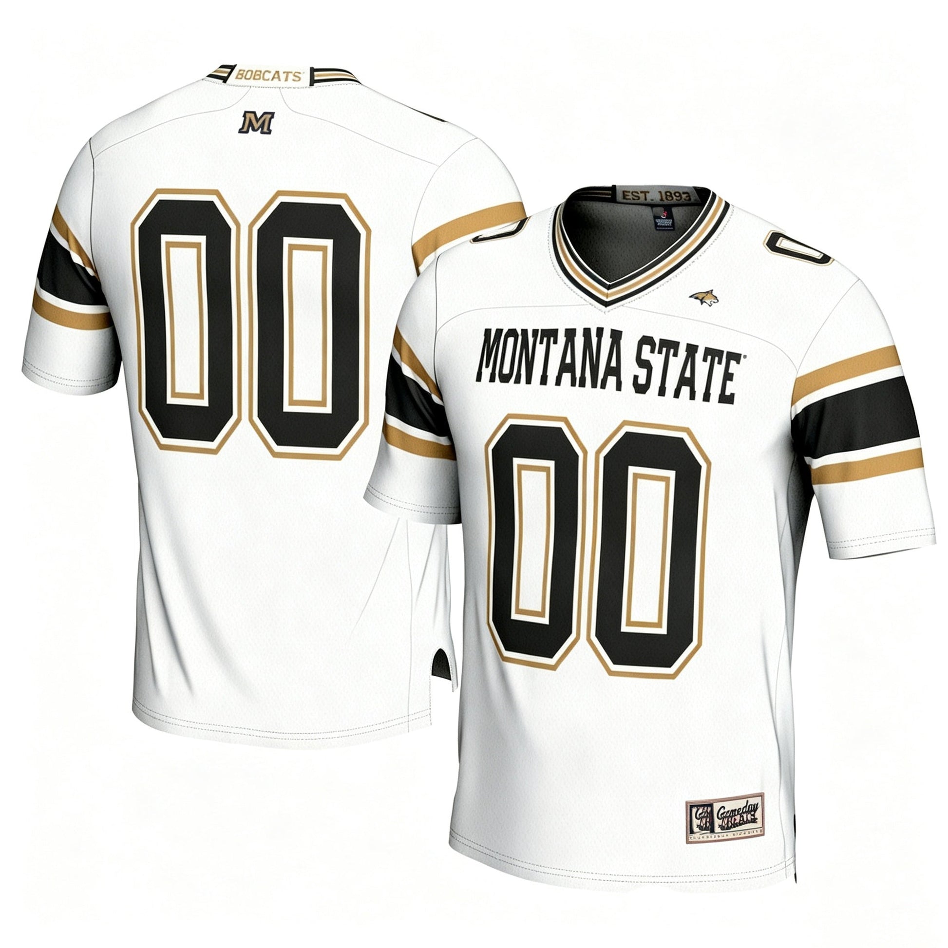Custom M.State Bobcats GameDay Greats Lightweight Football Fashion Jersey - White Stitched American College Jerseys - Main View