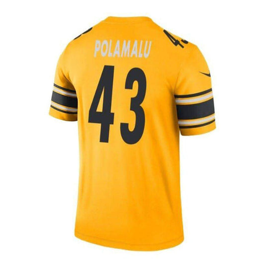 P.Steelers #43 Troy Polamalu  Retired Player Game Jersey Stitched American Football Jerseys - Main View