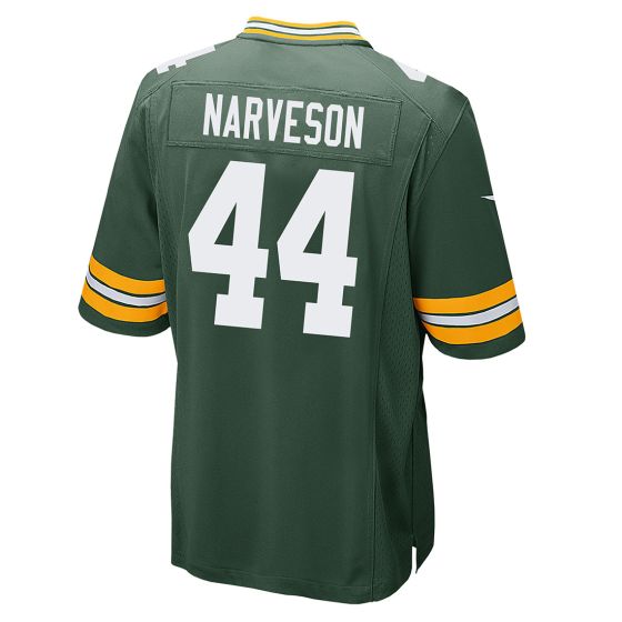 GB.Packers #44 Brayden Narveson Green Game Stitched American Football Jerseys - Main View