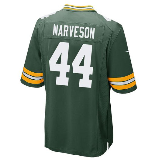 GB.Packers #44 Brayden Narveson Green Game Stitched American Football Jerseys - Main View