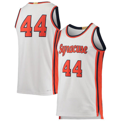 #44 S.Orange Retro Limited Jersey White Stitched American College Jerseys - Main View