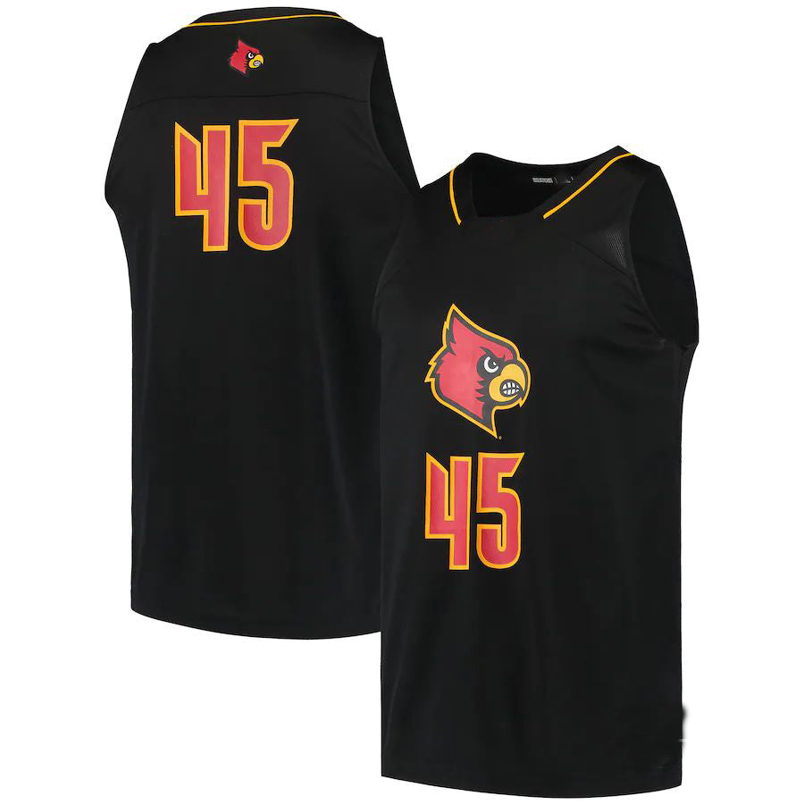 #45 L.Cardinals Swingman Alternate Jersey  Black Basketball Jersey Stitched American College Jerseys - Main View