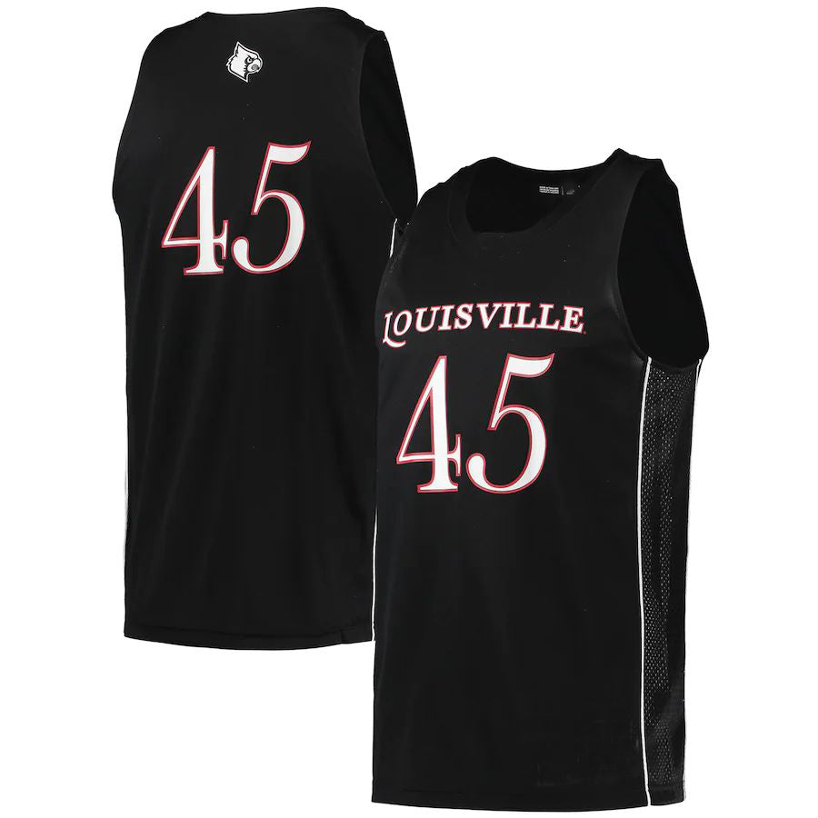 #45 L.Cardinals Swingman Basketball Jersey Black Basketball Jersey Stitched American College Jerseys - Main View