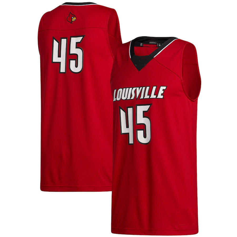 #45 L.Cardinals Swingman Jersey Red Basketball Jersey Stitched American College Jerseys - Main View