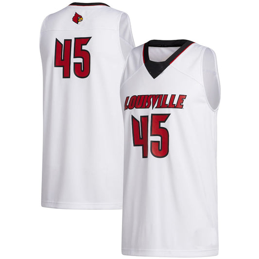 #45 L.Cardinals Swingman Jersey White Basketball Jersey Stitched American College Jerseys - Main View