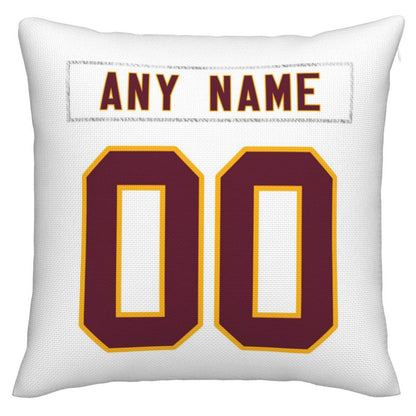 Custom W.Football Team Pillow Decorative Throw Pillow Case - Print Personalized Football Team Fans Name & Number Birthday Gift Football Pillows - Main View