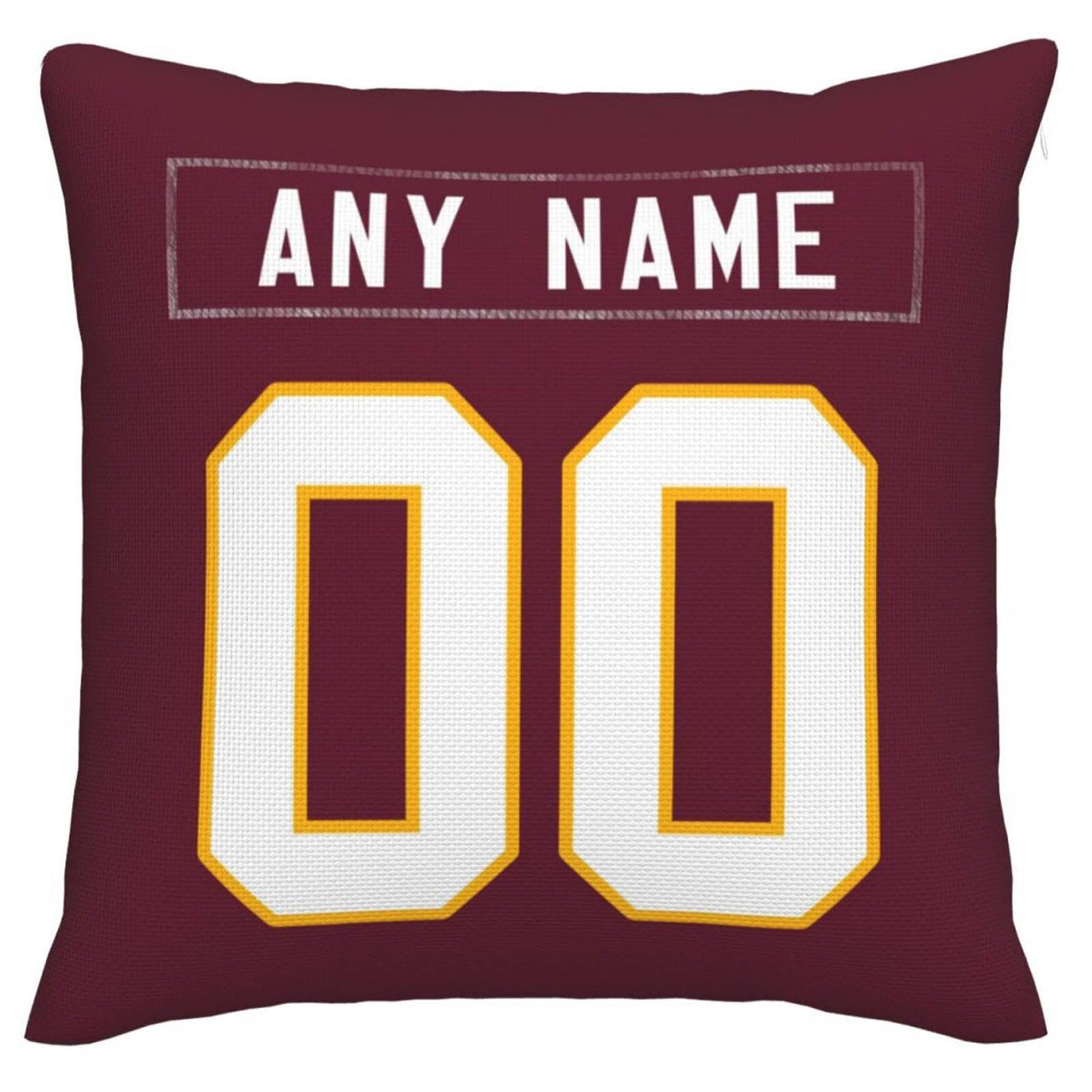Custom W.Football Team Pillow Decorative Throw Pillow Case - Print Personalized Football Team Fans Name & Number Birthday Gift Football Pillows view 3