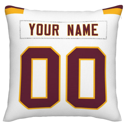 Custom W.Football Team Pillow Decorative Throw Pillow Case - Print Personalized Football Team Fans Name & Number Birthday Gift Football Pillows view 2