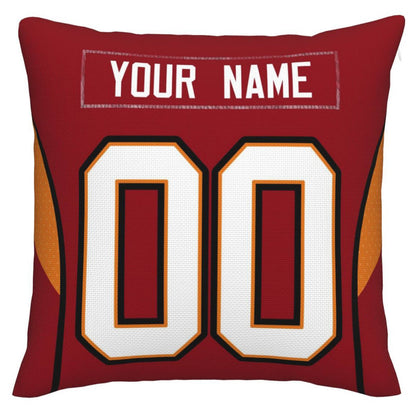 Custom TB.Buccaneers Pillow Decorative Throw Pillow Case - Print Personalized Football Team Fans Name & Number Birthday Gift Football Pillows view 3