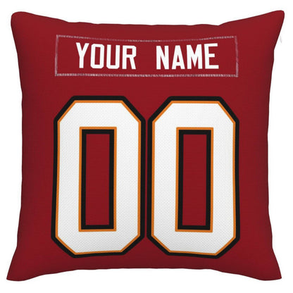Custom TB.Buccaneers Pillow Decorative Throw Pillow Case - Print Personalized Football Team Fans Name & Number Birthday Gift Football Pillows view 2