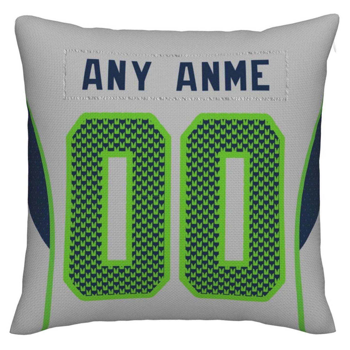 Custom S.Seahawks Pillow Decorative Throw Pillow Case - Print Personalized Football Team Fans Name & Number Birthday Gift Football Pillows view 3