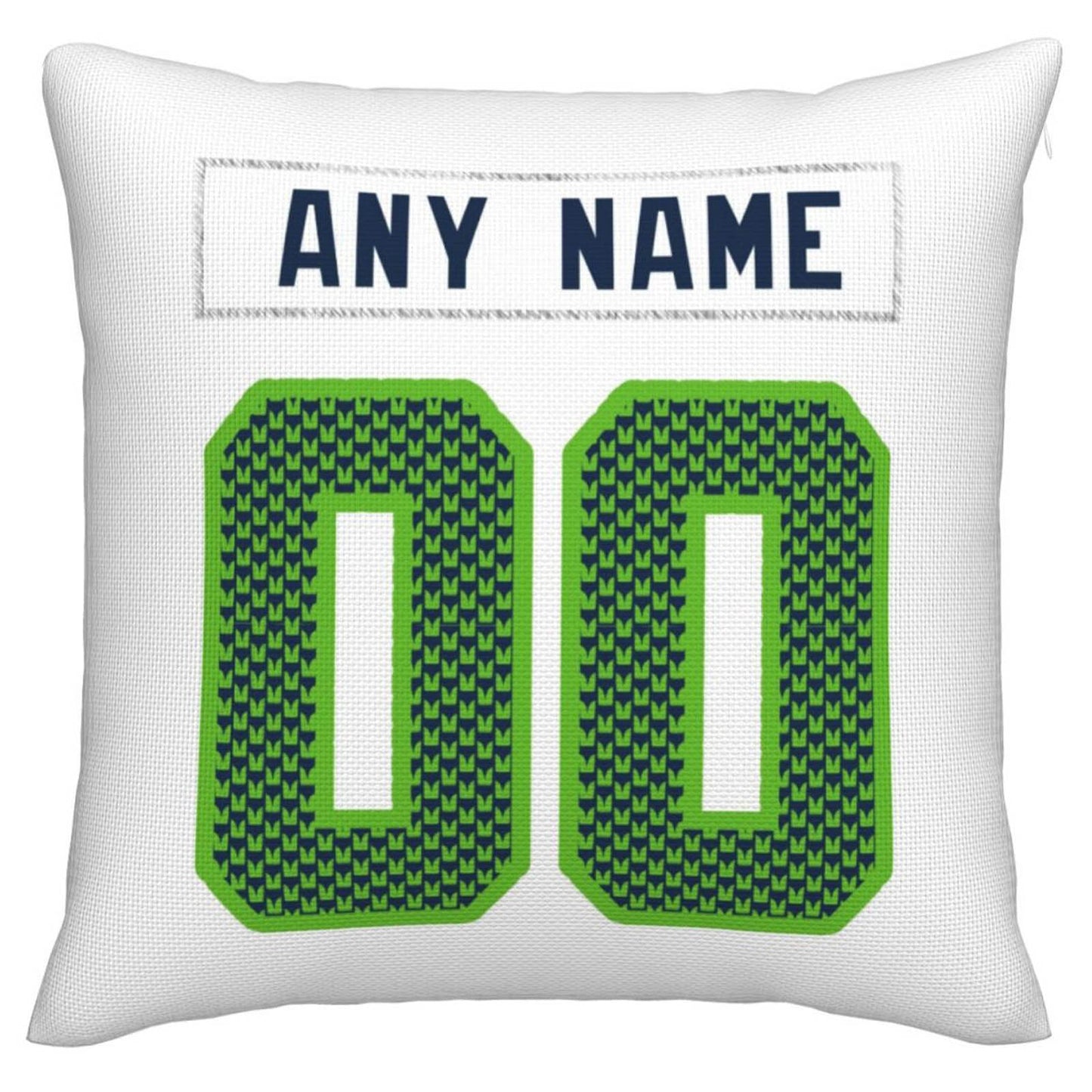 Custom S.Seahawks Pillow Decorative Throw Pillow Case - Print Personalized Football Team Fans Name & Number Birthday Gift Football Pillows view 2