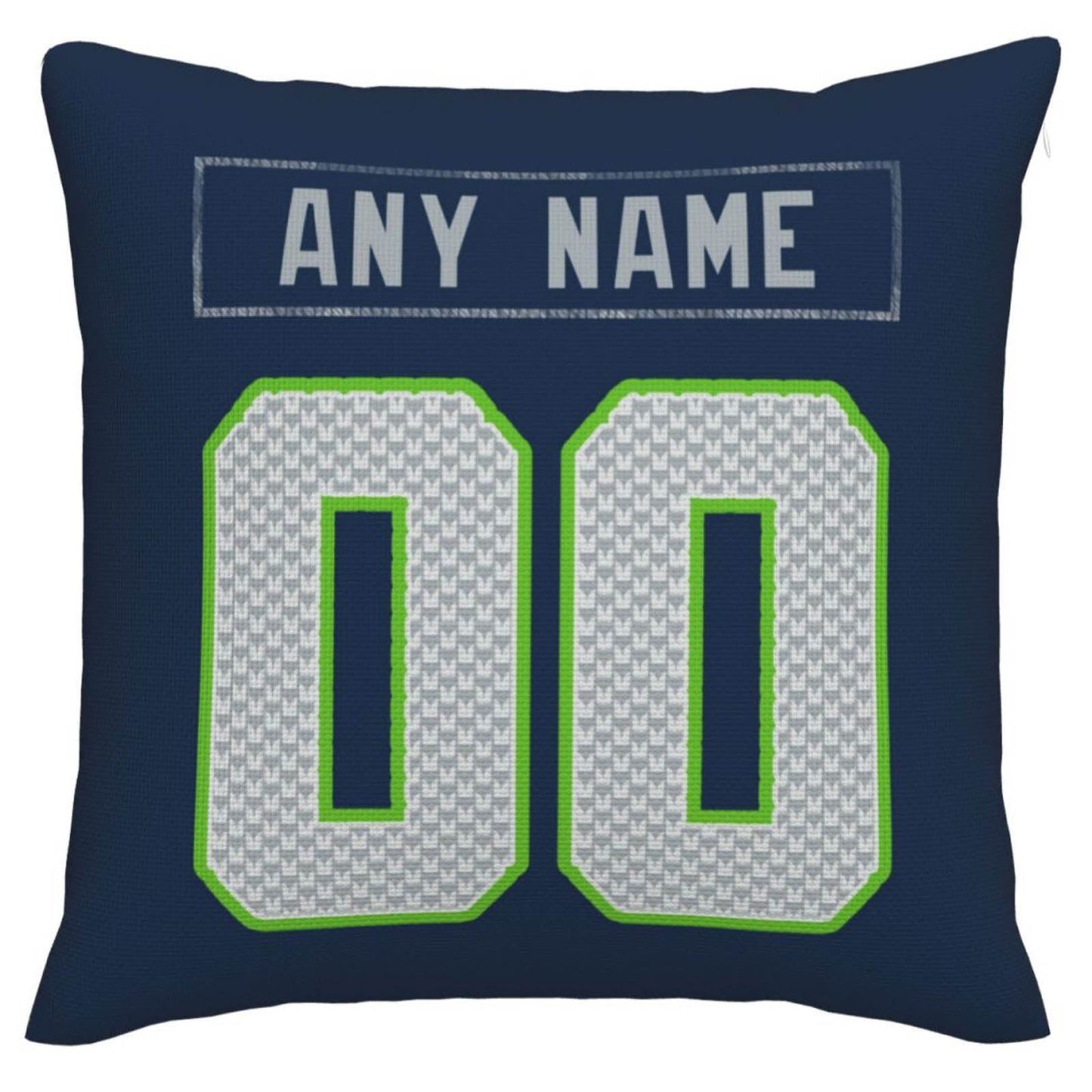 Custom S.Seahawks Pillow Decorative Throw Pillow Case - Print Personalized Football Team Fans Name & Number Birthday Gift Football Pillows view 3