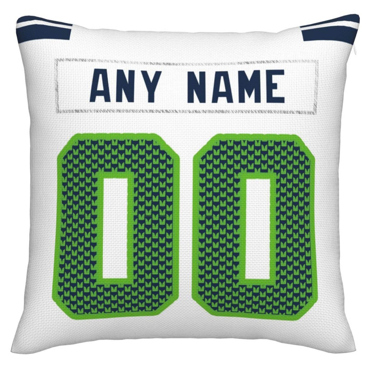 Custom S.Seahawks Pillow Decorative Throw Pillow Case - Print Personalized Football Team Fans Name & Number Birthday Gift Football Pillows - Main View