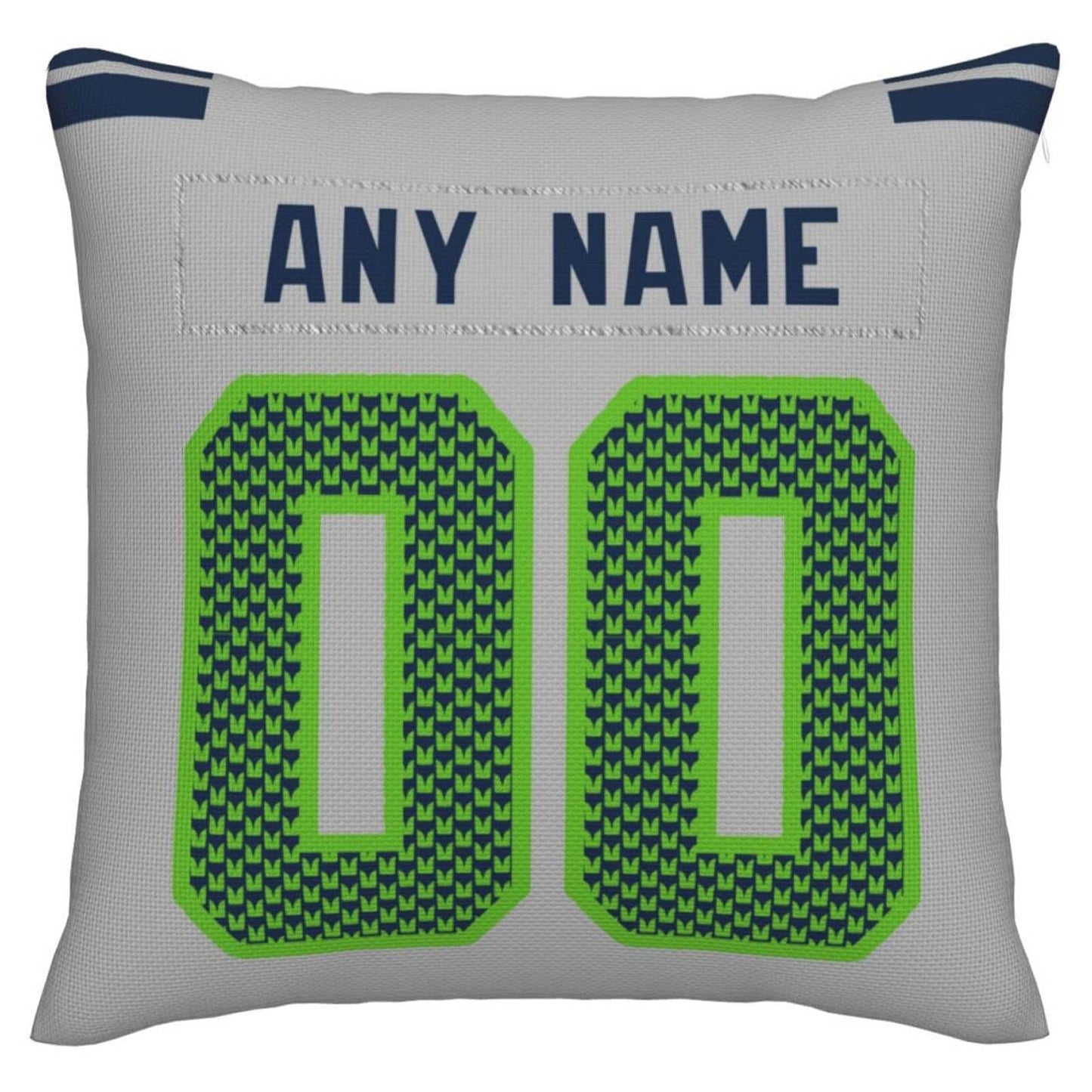 Custom S.Seahawks Pillow Decorative Throw Pillow Case - Print Personalized Football Team Fans Name & Number Birthday Gift Football Pillows view 3