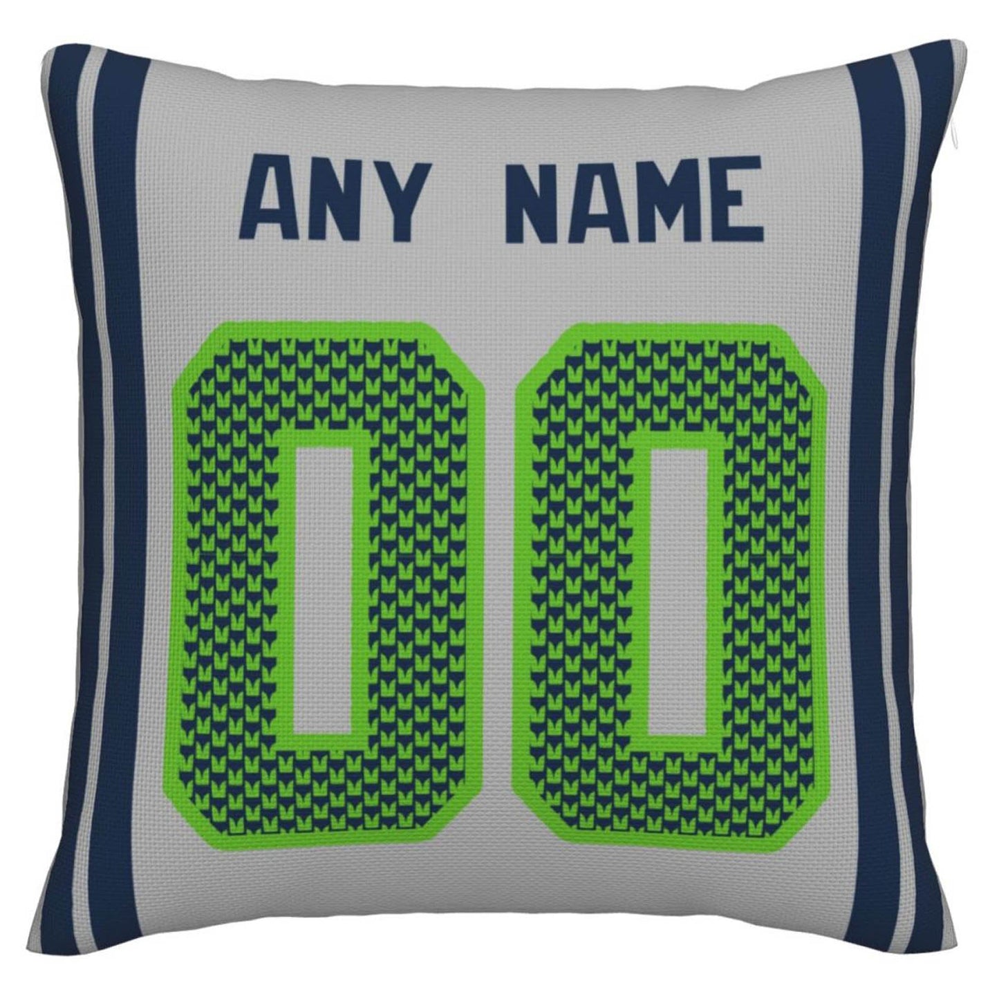 Custom S.Seahawks Pillow Decorative Throw Pillow Case - Print Personalized Football Team Fans Name & Number Birthday Gift Football Pillows view 3