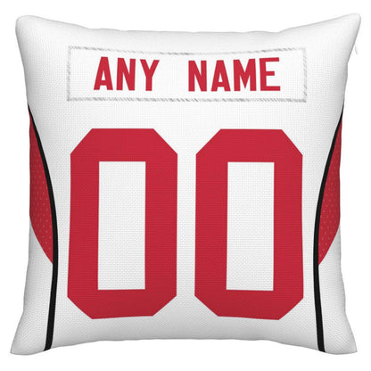 Custom SF.49ers Pillow Decorative Throw Pillow Case - Print Personalized Football Team Fans Name & Number Birthday Gift Football Pillows - Main View
