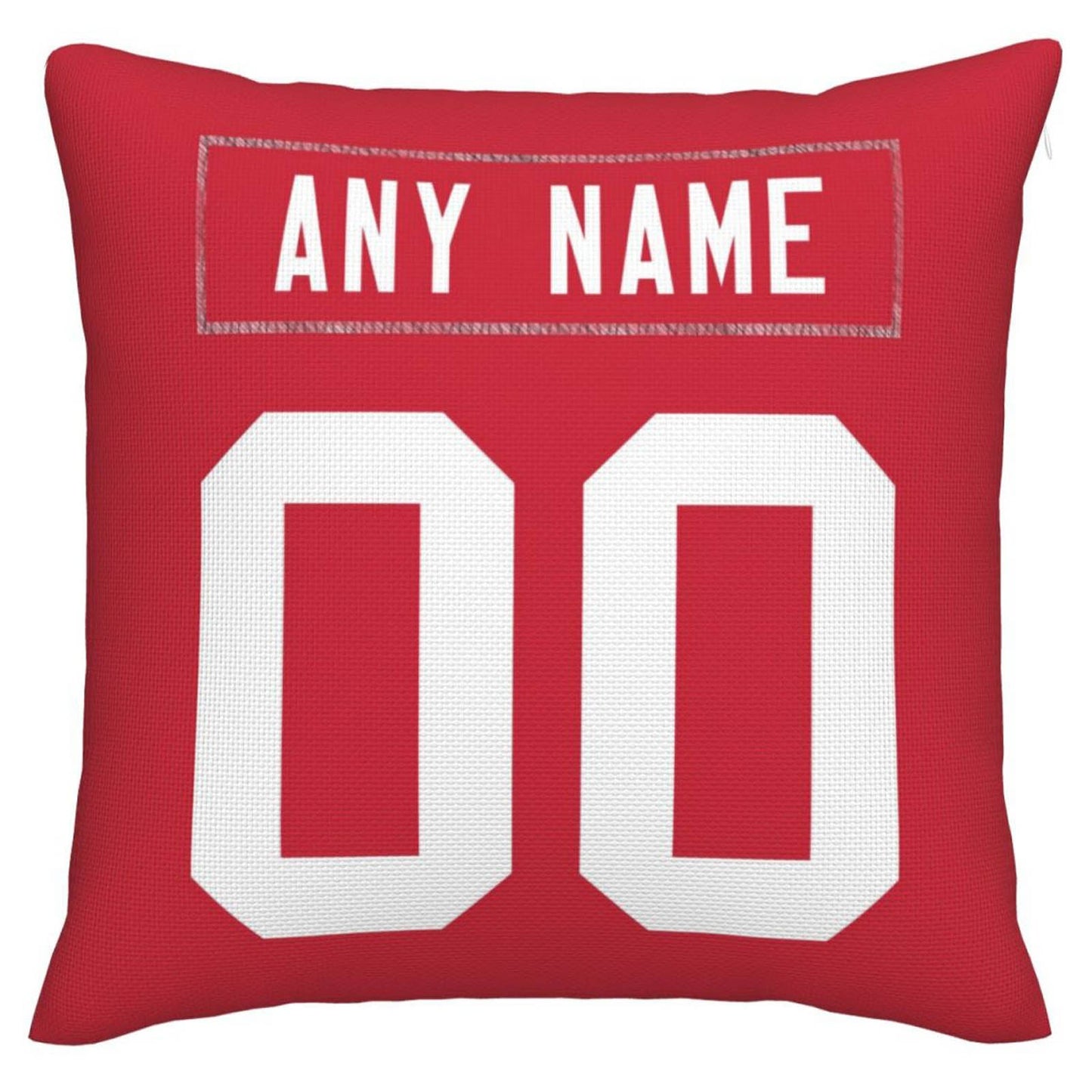 Custom SF.49ers Pillow Decorative Throw Pillow Case - Print Personalized Football Team Fans Name & Number Birthday Gift Football Pillows view 2