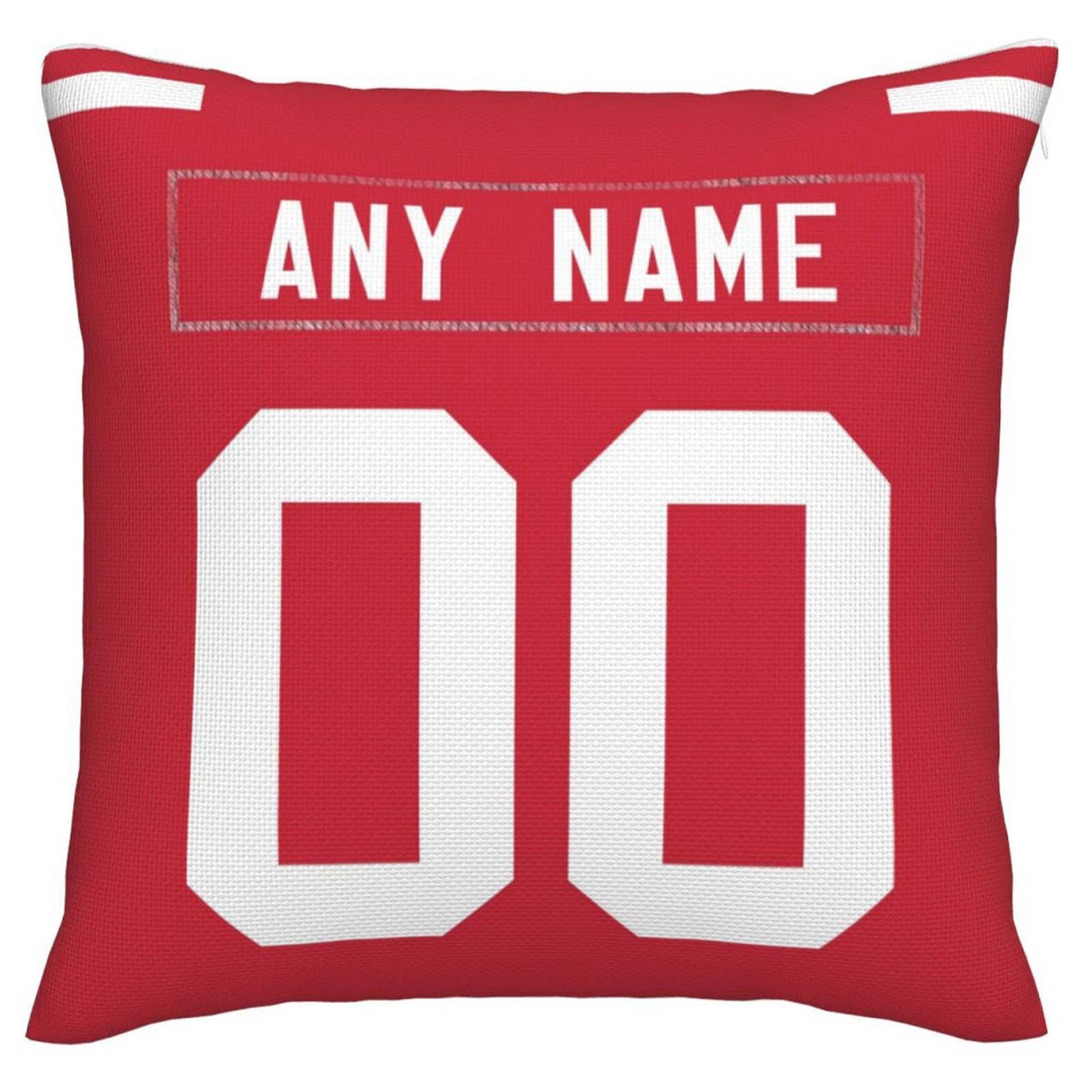Custom SF.49ers Pillow Decorative Throw Pillow Case - Print Personalized Football Team Fans Name & Number Birthday Gift Football Pillows view 2