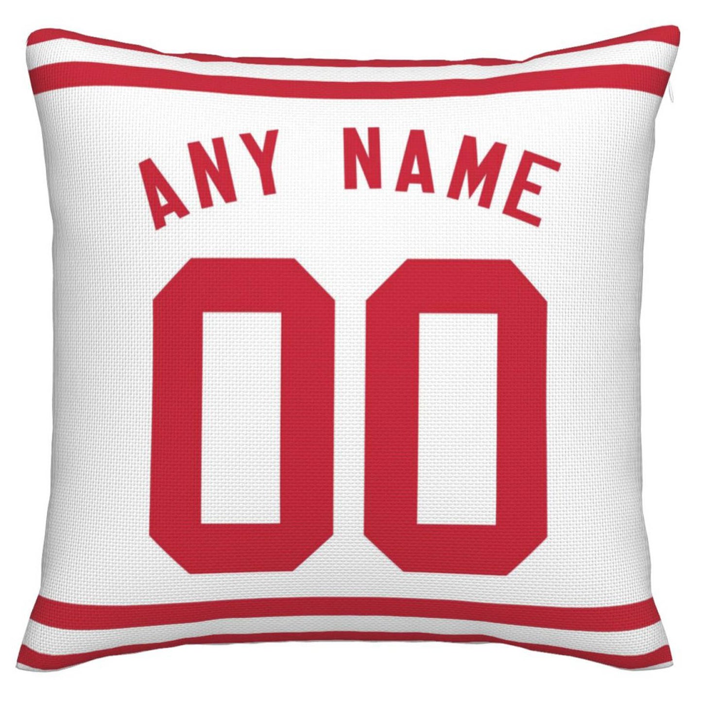 Custom SF.49ers Pillow Decorative Throw Pillow Case - Print Personalized Football Team Fans Name & Number Birthday Gift Football Pillows - Main View