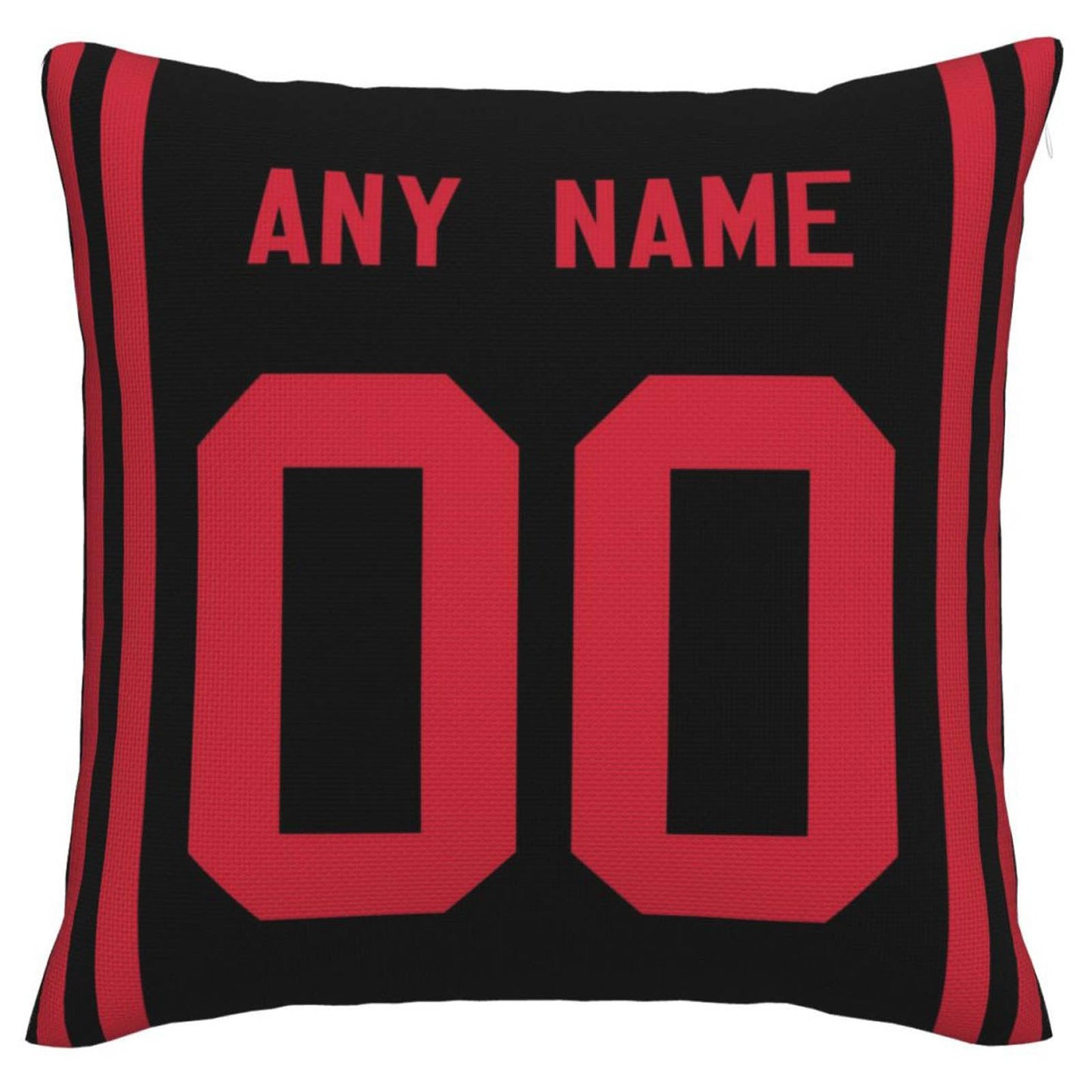 Custom SF.49ers Pillow Decorative Throw Pillow Case - Print Personalized Football Team Fans Name & Number Birthday Gift Football Pillows view 2