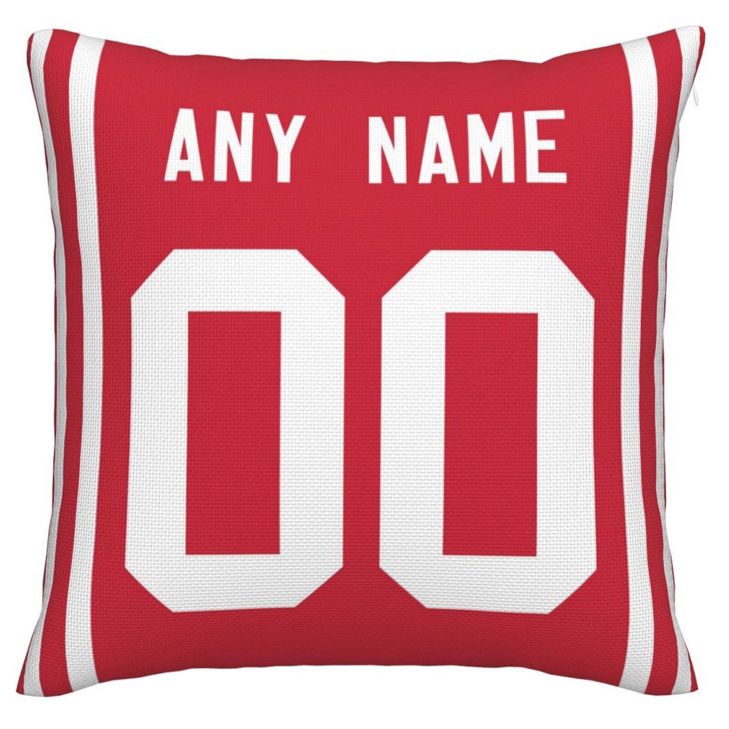 Custom SF.49ers Pillow Decorative Throw Pillow Case - Print Personalized Football Team Fans Name & Number Birthday Gift Football Pillows view 3