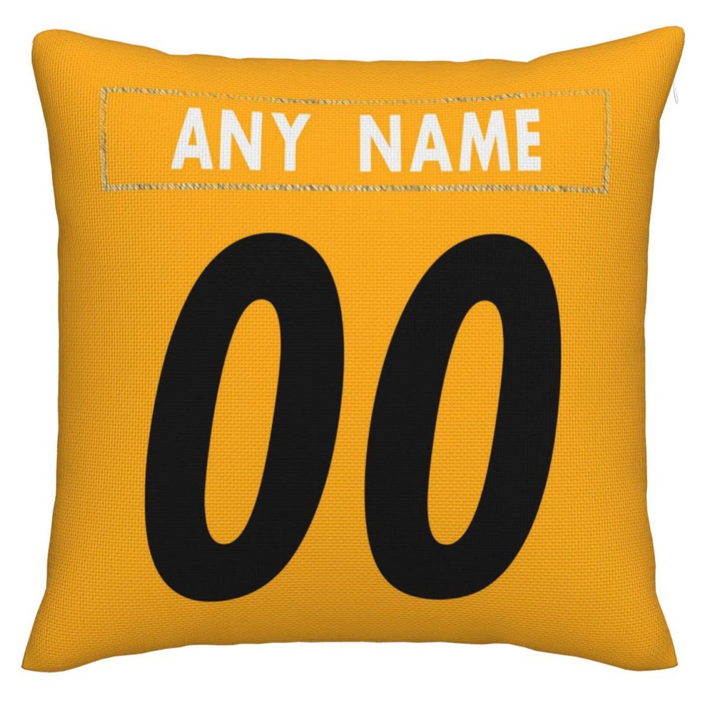 Custom P.Steelers Pillow Decorative Throw Pillow Case - Print Personalized Football Team Fans Name & Number Birthday Gift Football Pillows view 2