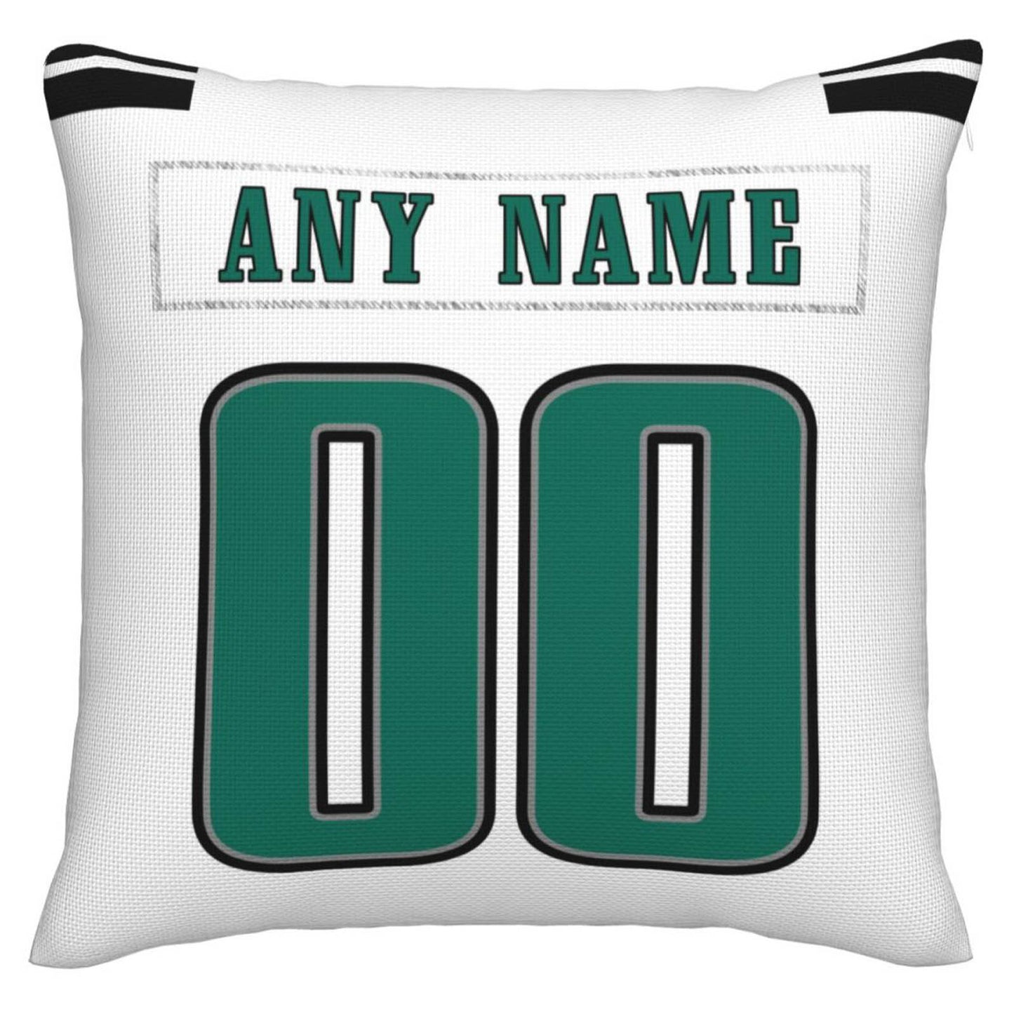 Custom P.Eagles Pillow Decorative Throw Pillow Case - Print Personalized Football Team Fans Name & Number Birthday Gift Football Pillows view 2